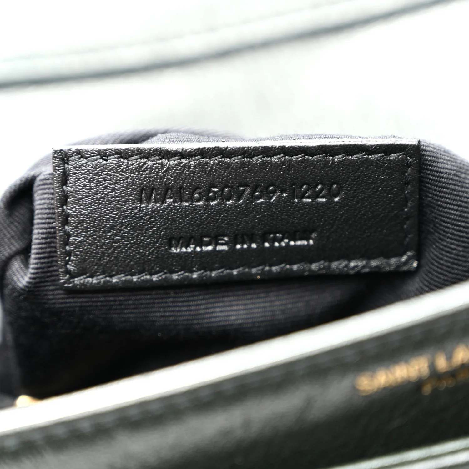 Lambskin Quilted Mini Becky Chain Bag Vert Fonce