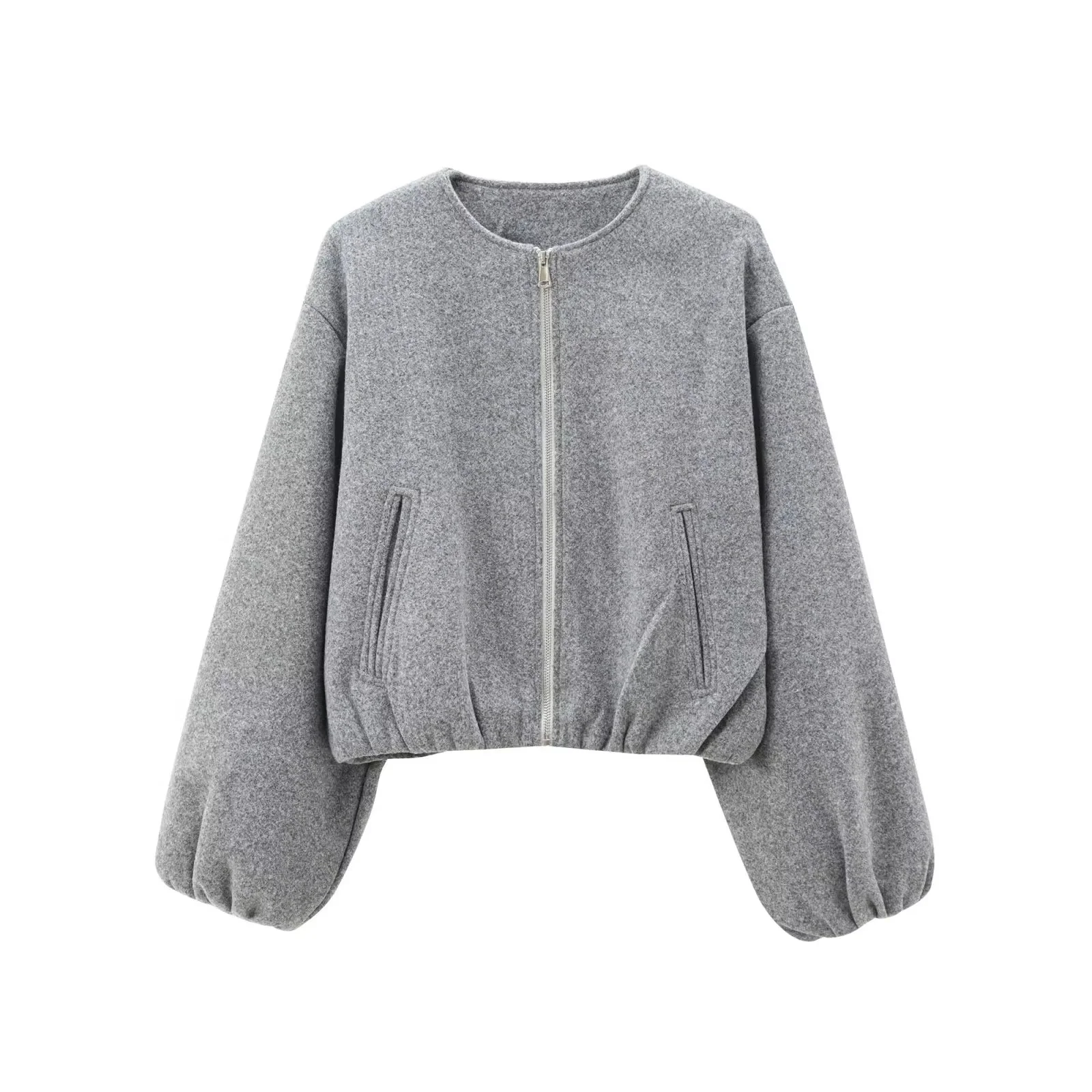 Veste Bombers Courte zippée pour Femme