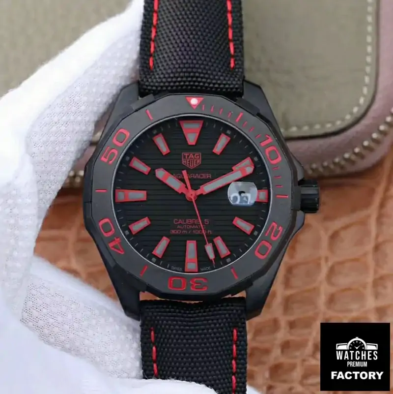 Tag Heuer Aquaracer WAY208C.RHZ4937 V6 Factory Black Dial