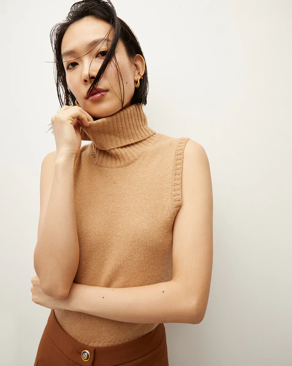 Mazzy Cashmere Sleeveless Sweater