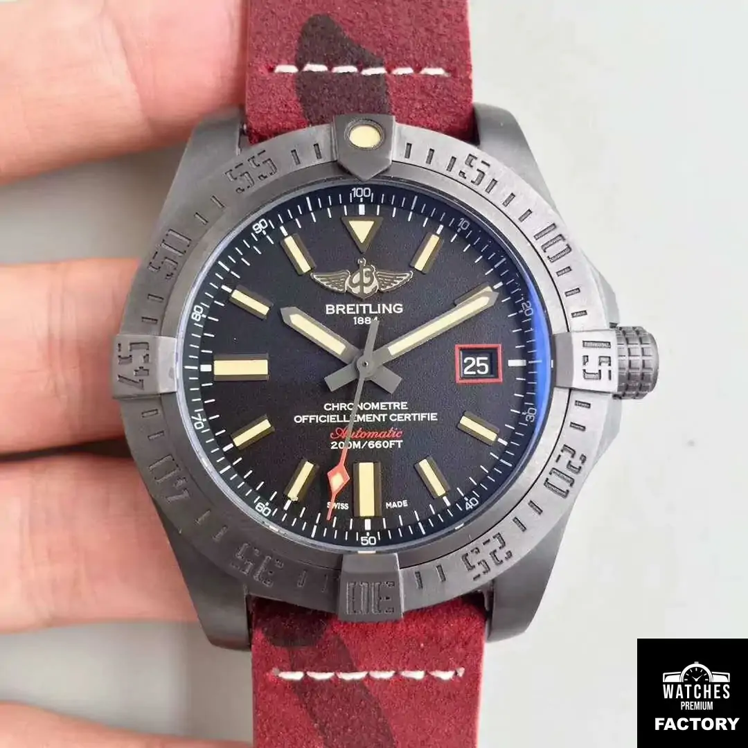 Breitling Avenger Blackbird V1731110 / BD74 / 109W / M20BASA.1 GF Factory Black Dial