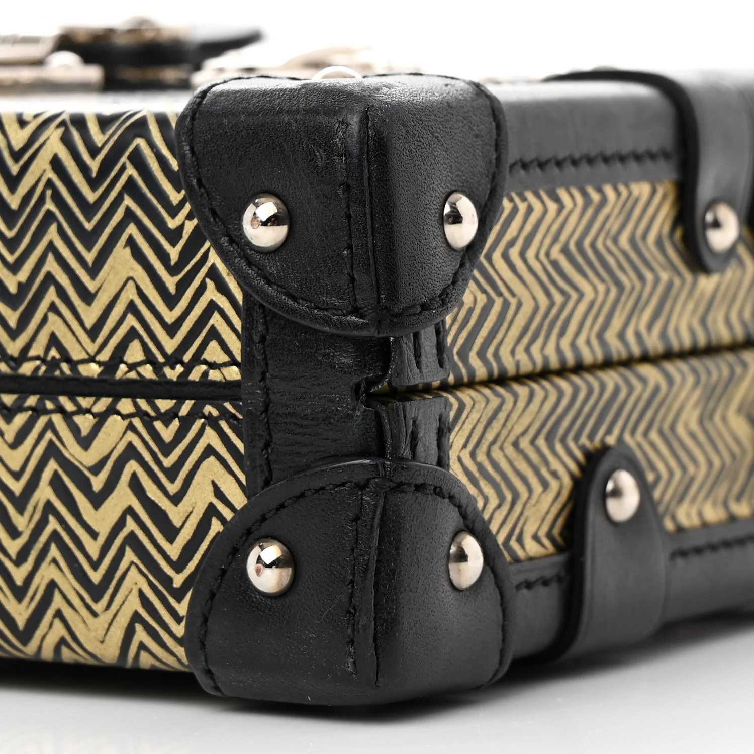 Epi Chevron Printed Petite Malle