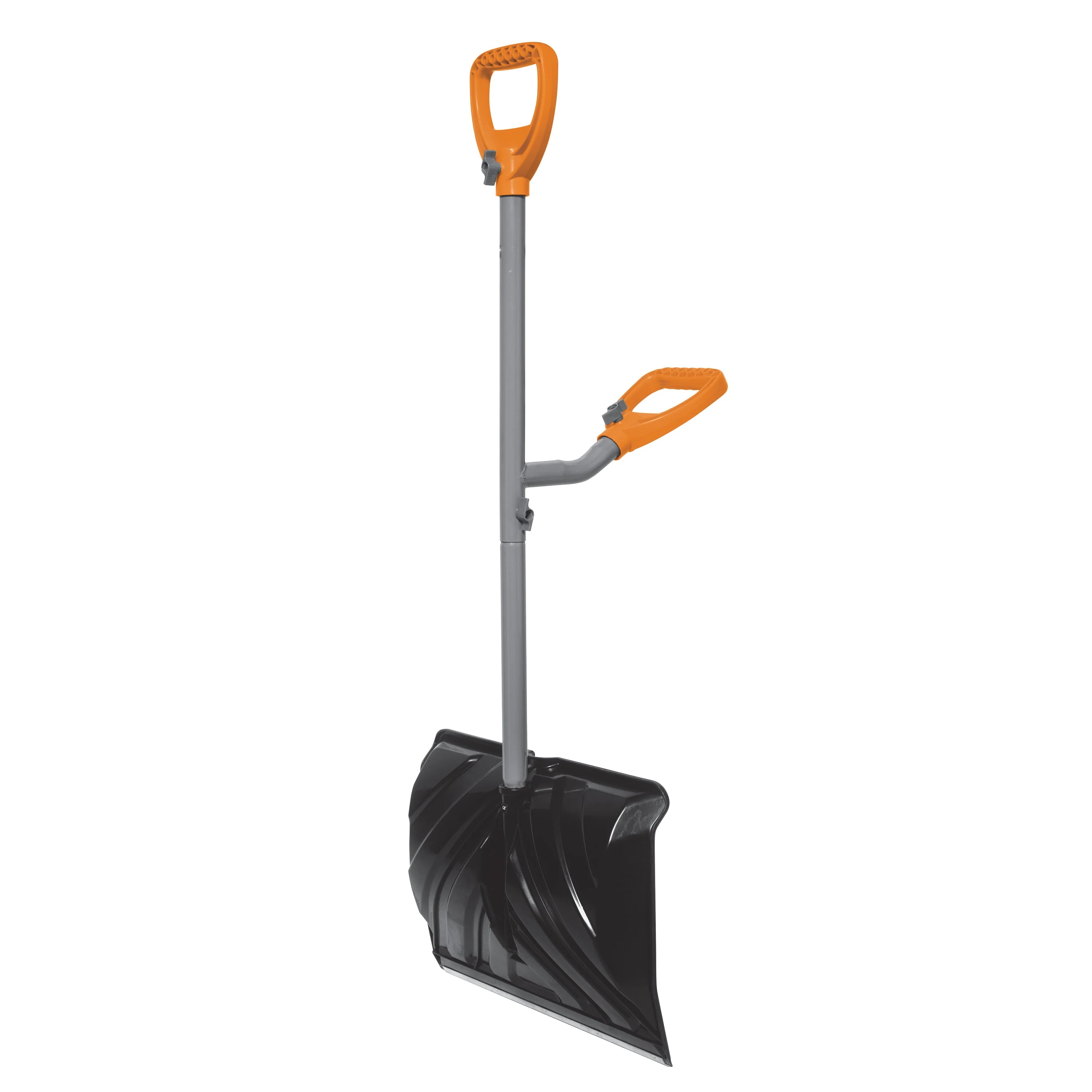 Ergie Systems 18" Impact Resistant Snow Shovel, 34 5" Steel Shaft Image 2