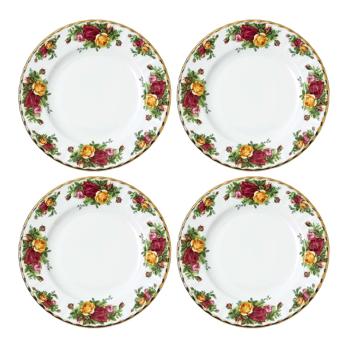 Royal Albert Old Country Roses Plate , Set of 4