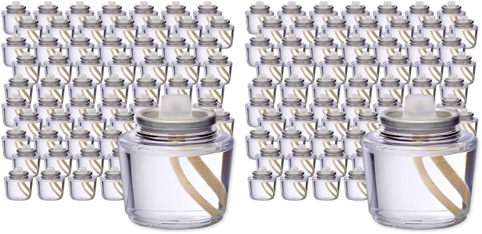Hollowick - HD15 15 Hour Disposable Liquid Candle Not for Home Consumer Use,Clear & Disposable Liquid Candles, 12 Hour,