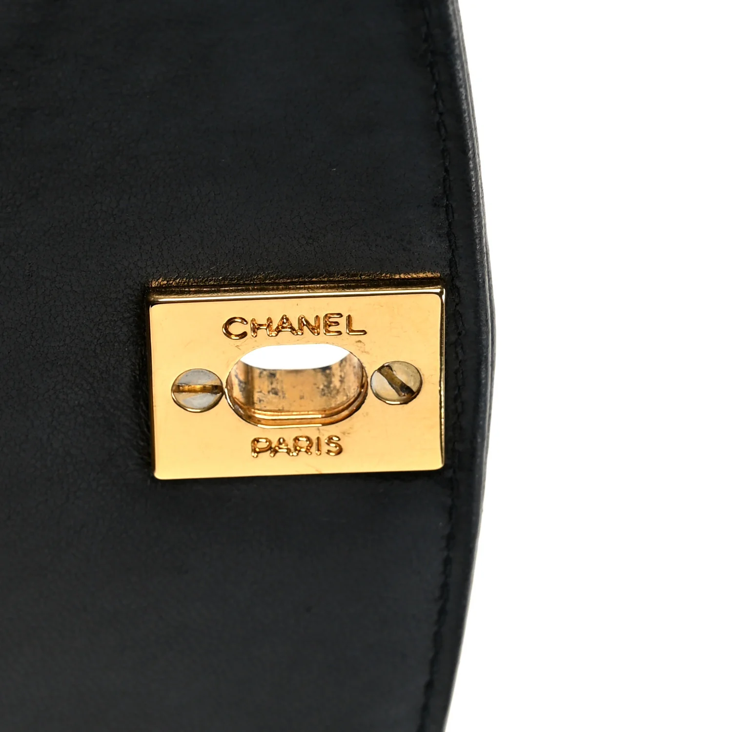 Lambskin Quilted Small Single Flap Black
