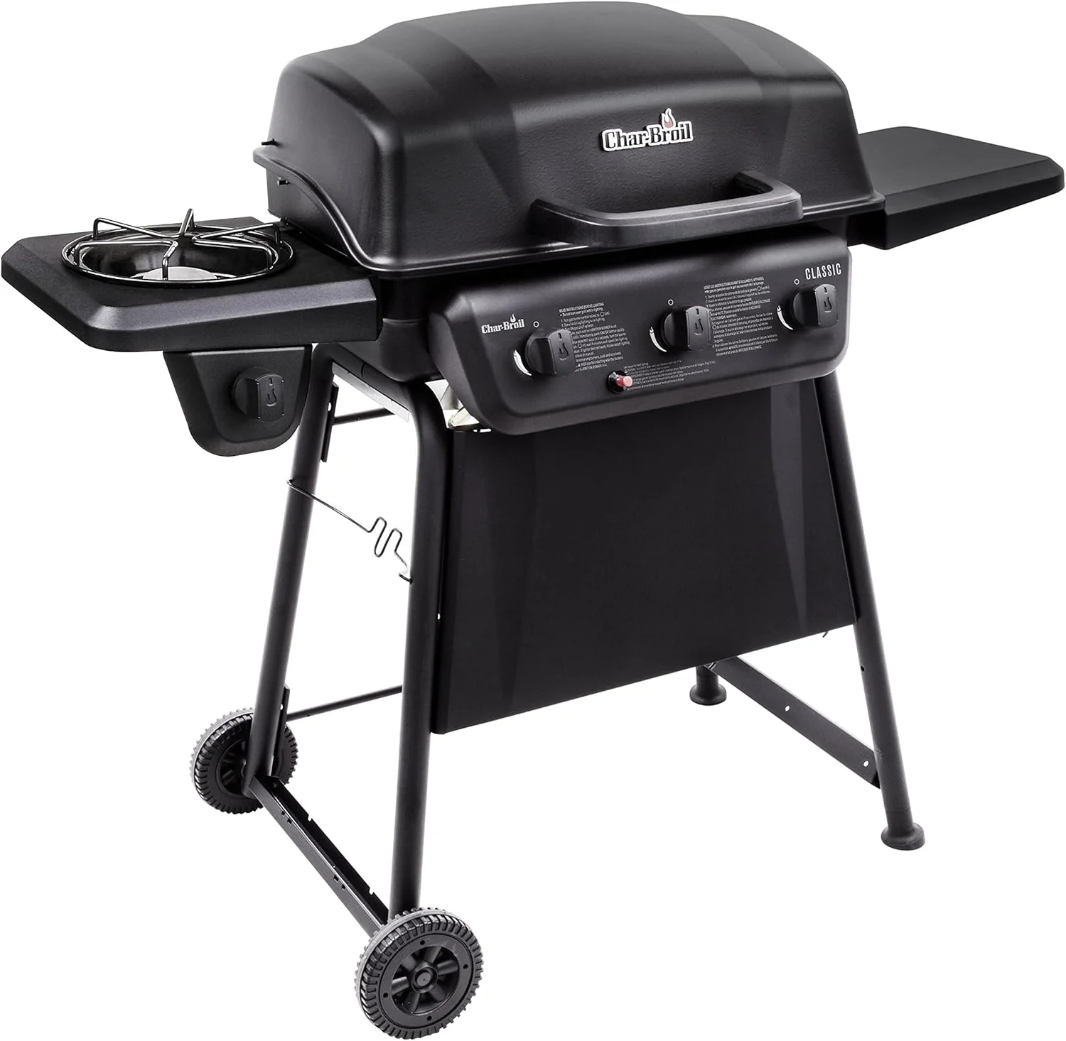Convective 3-Burner with Side Burner Propane Gas Stainless Steel Grill