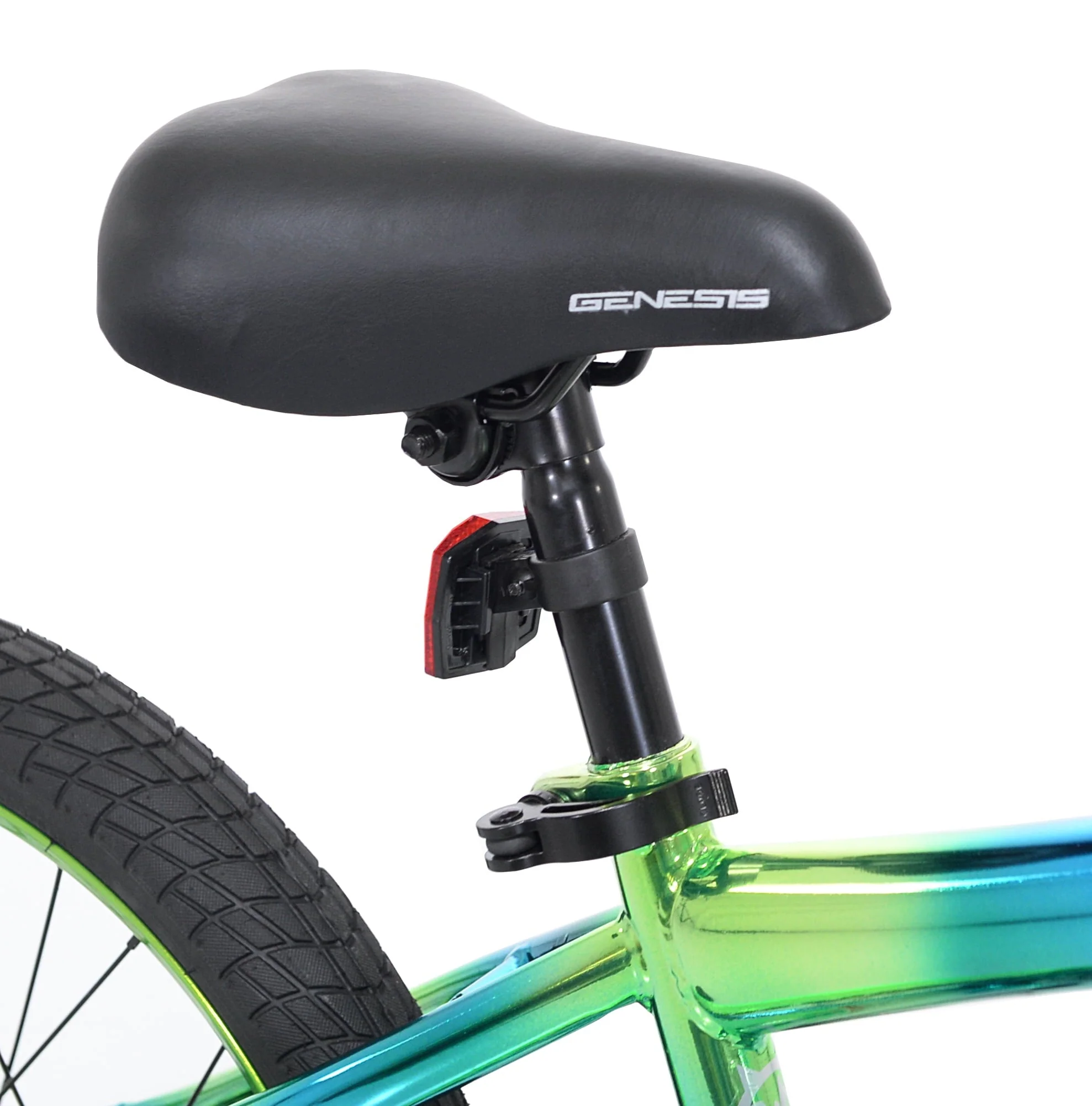 18" Glitch Boy's BMX Bike, Blue/Green - Image 5
