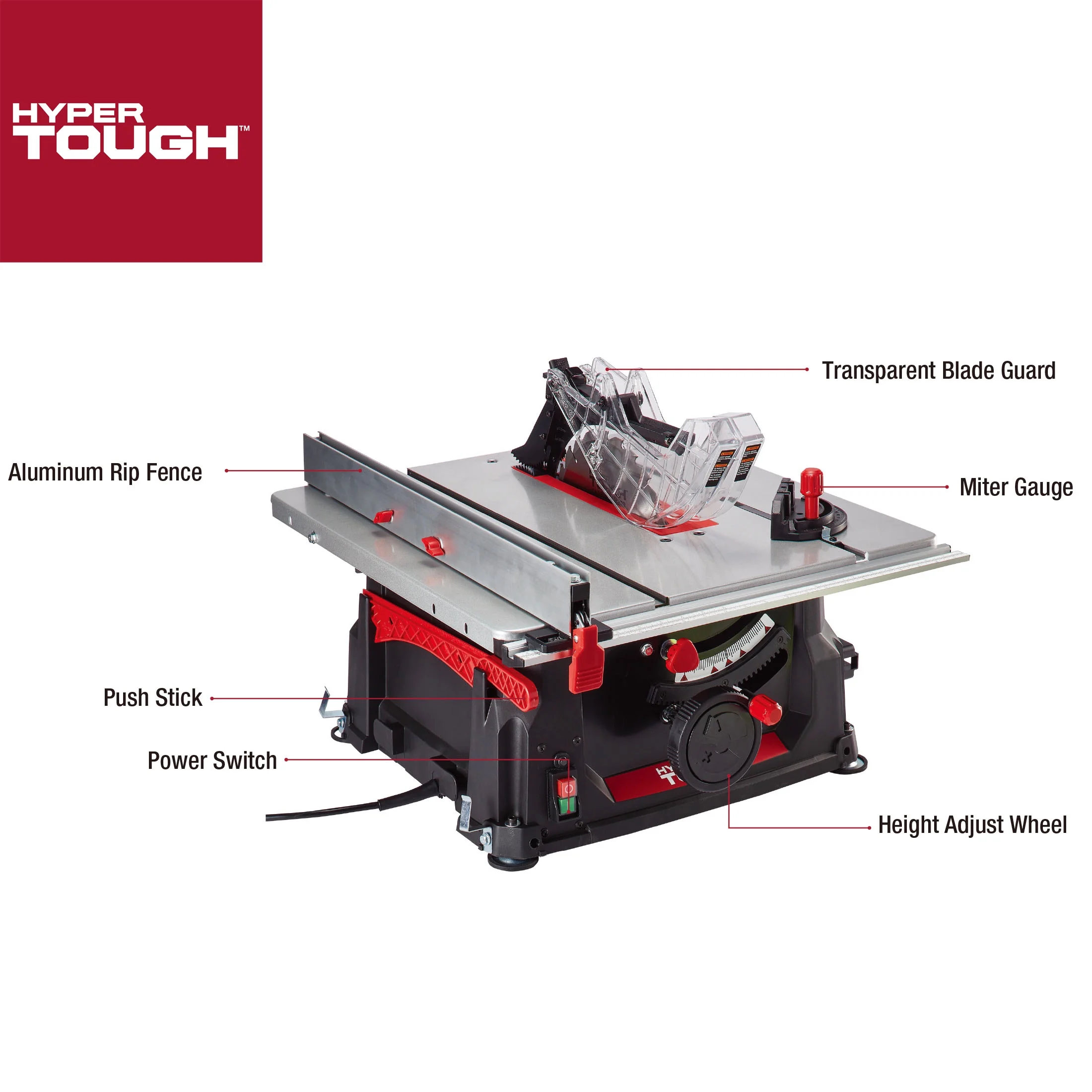 10-inch 15Amp Table Saw, TS1001 - Image 6