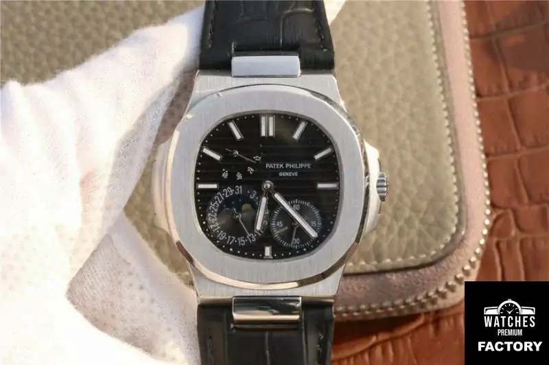 Patek Philippe Nautilus Moonphase 5712G-001 Black Dial