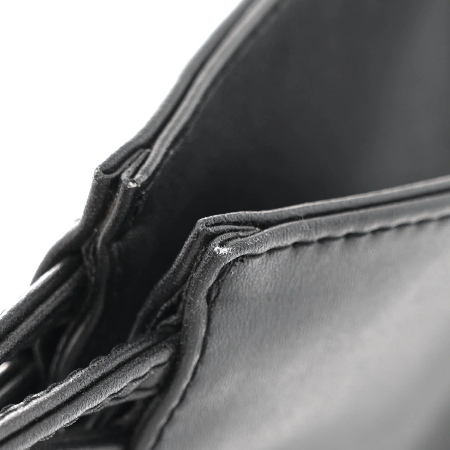 Vegan Leather Small Shopping Bag Black