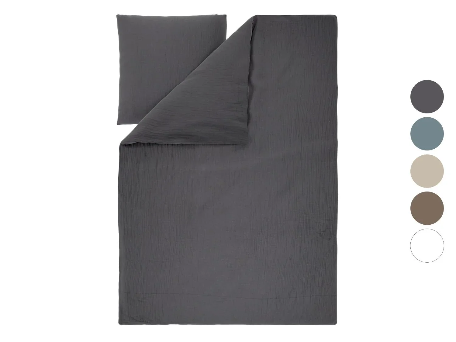 LIVARNO Parure de lit en mousseline Premium, 140 x 200 cm