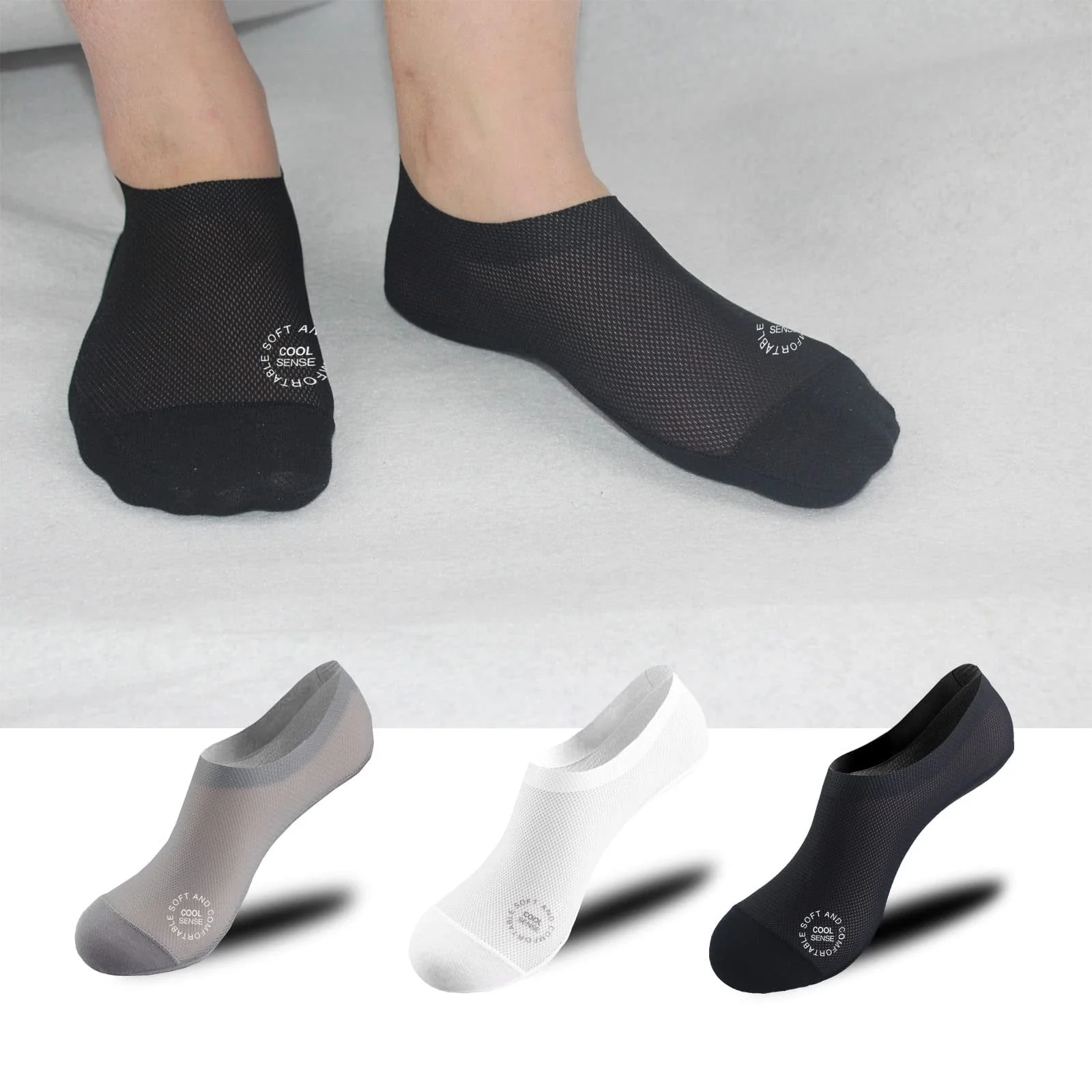 🔥 Last Day!  30-Pairs Invisible Grip Socks 🧦 — Stay Invisible, Never Slip & Keep Feet Dry All Day (Limited Time Deal)