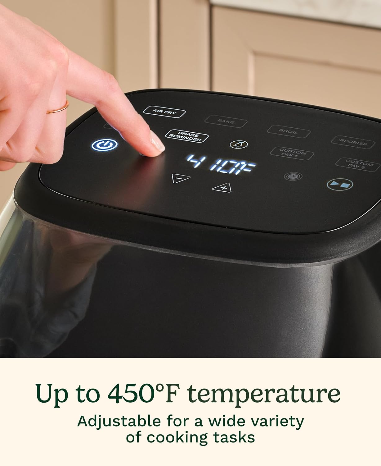 Cuisinart Air Fryer, Glass Basket & ClearView Window, 5 Functions, 4 Qt