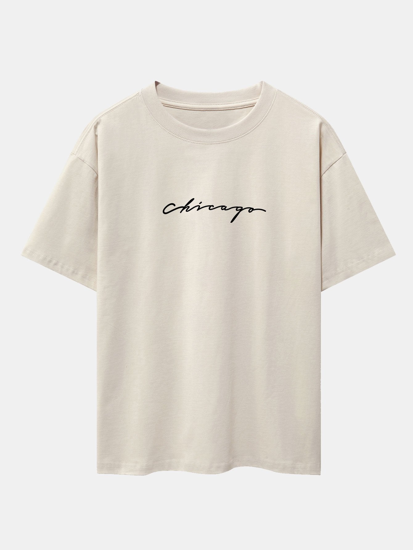 T-shirt oversize épais imprimé Chicago