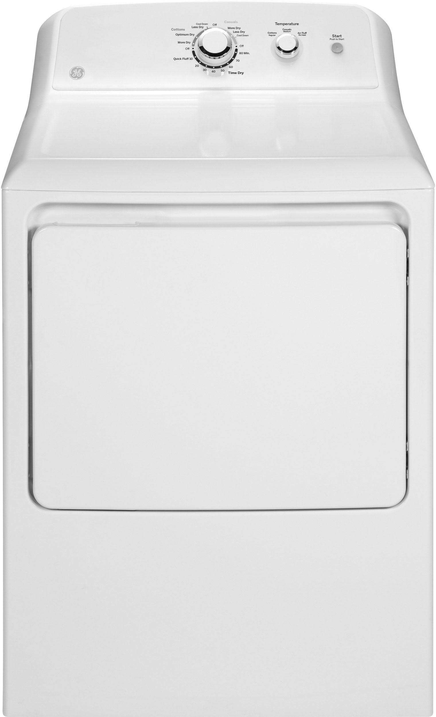 GE GTX33EASKWW 6.2 Cu. ft. Electric Dryer White