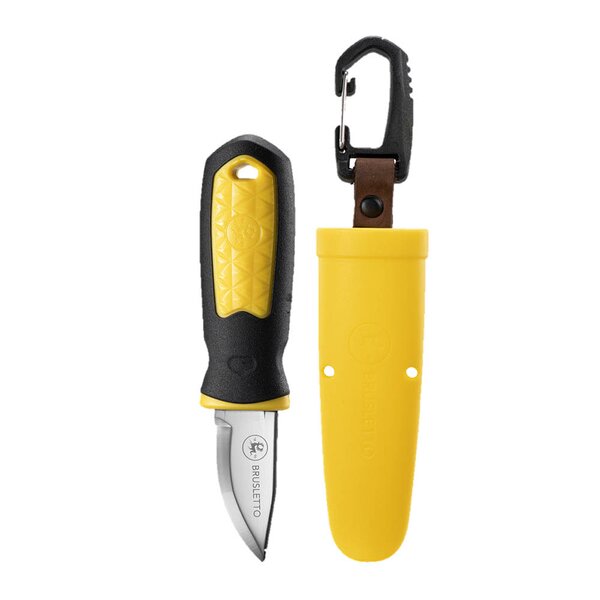 Kongla allroundkniv 15,5 cm gul/svart