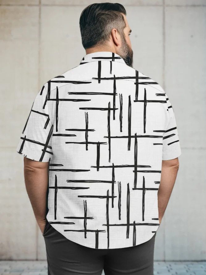 Chemise hawaïenne décontractée à manches courtes pour homme, grandes tailles, modèle 015