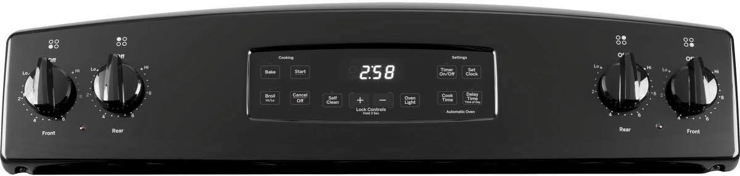 GE Appliances JB258DMBB 30 in Electric Freestanding Range Black