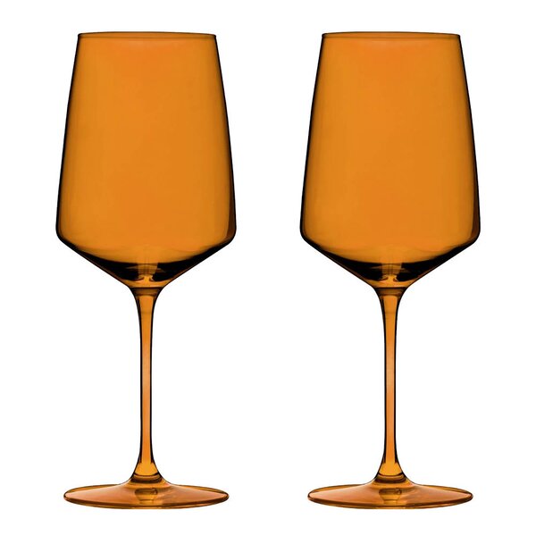 Reserve vinglass Nouveau i krystall 65 cl amber