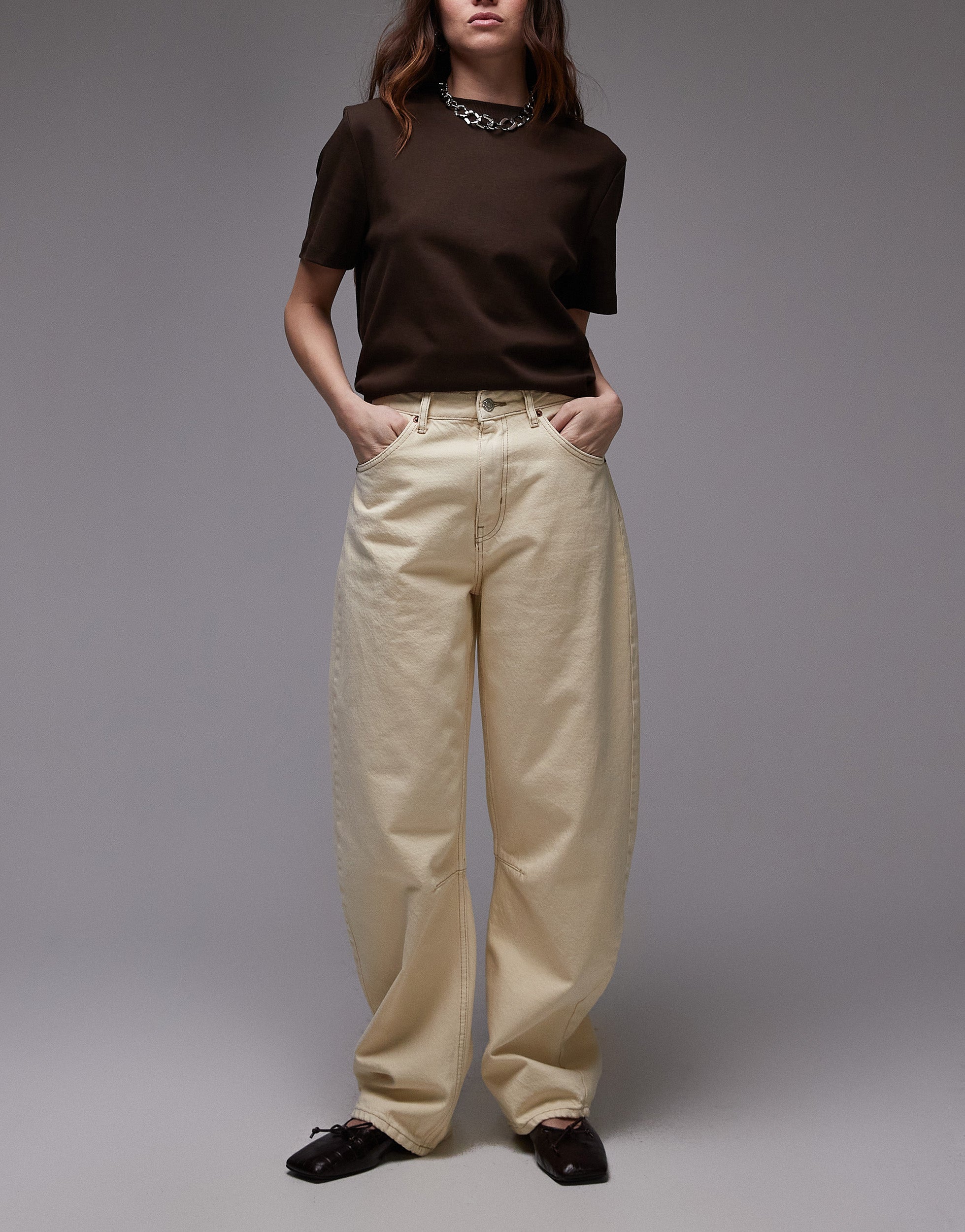 VERO MODA® TOPSHOP Mid waist Barrel Fit Jeans
