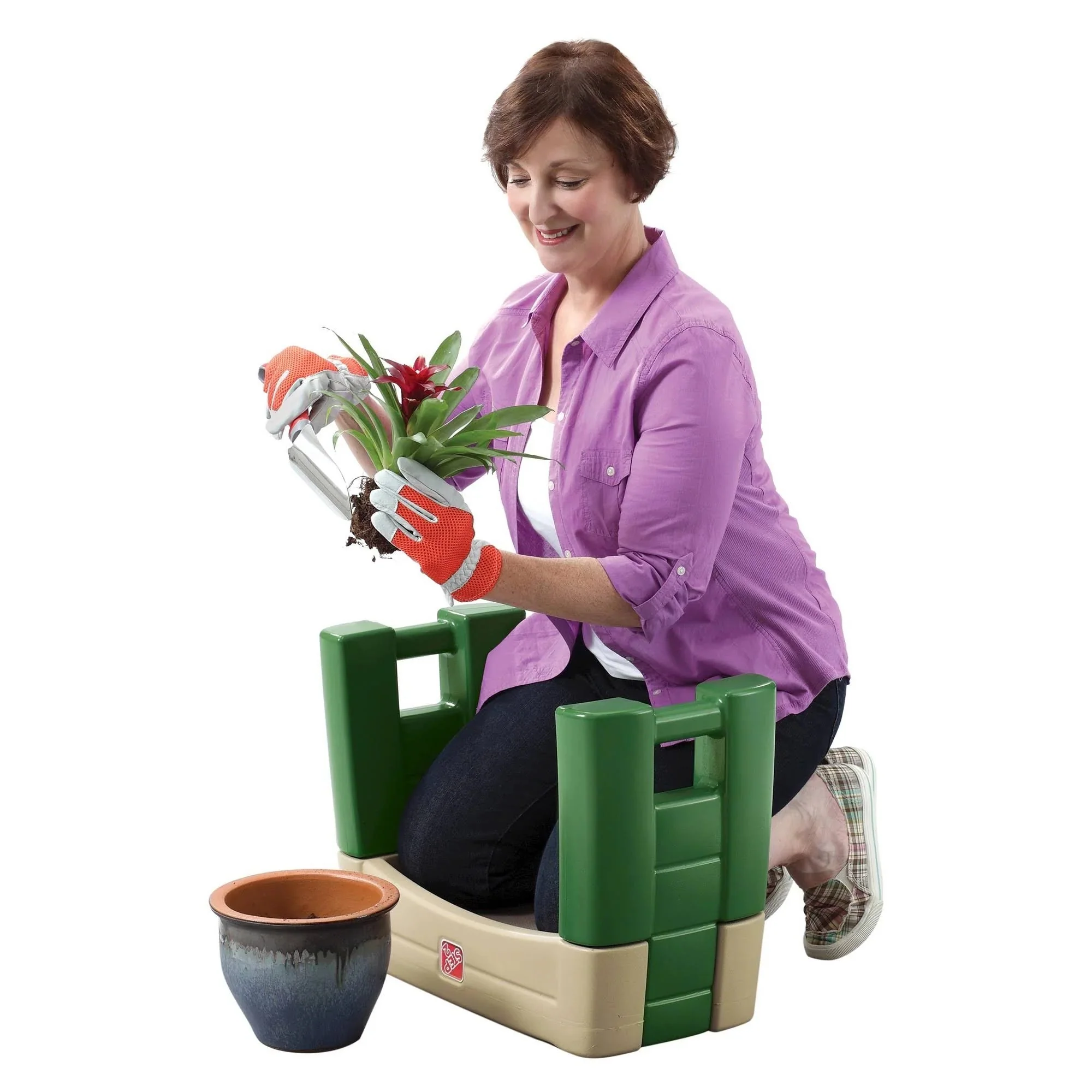 Step 2 Garden Kneeler Seat, Green