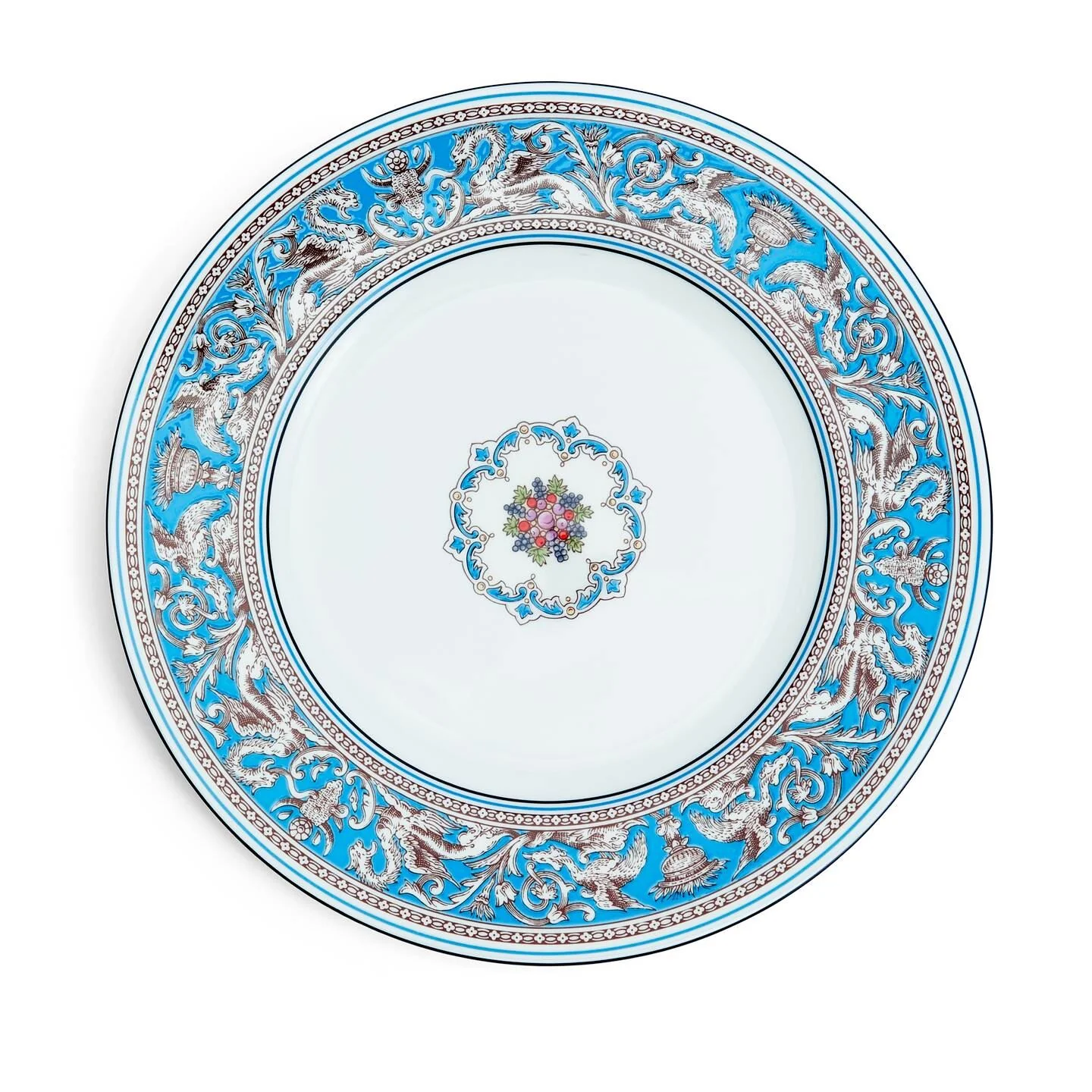 Florentine Turquoise Dinner Plate