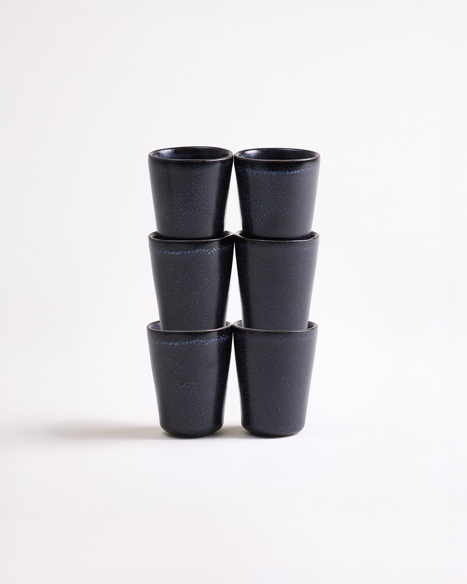 TURMALINA - ESPRESSO CUP BLACK SET OF 6