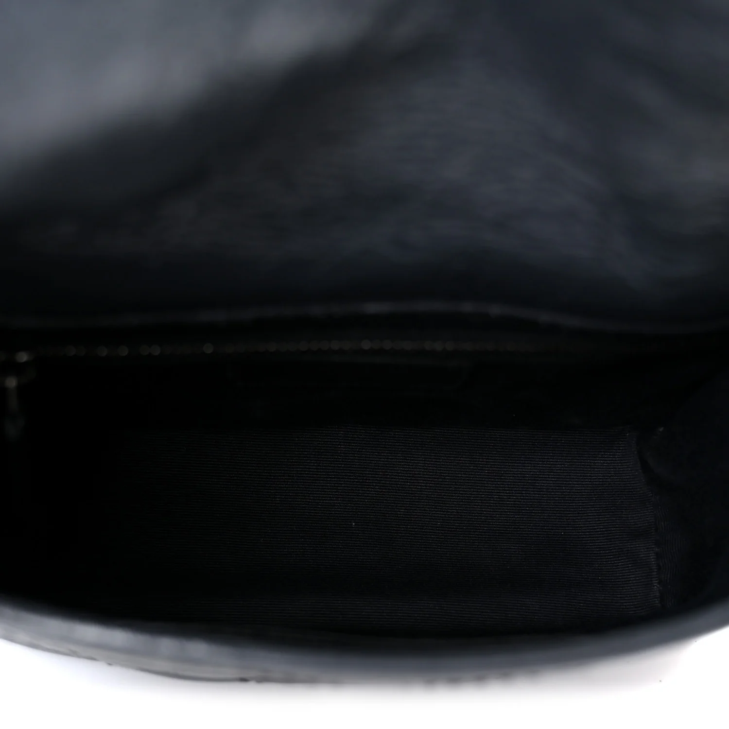 Crinkled Calfskin Matelasse Monogram Niki Chain Wallet Dark Smog