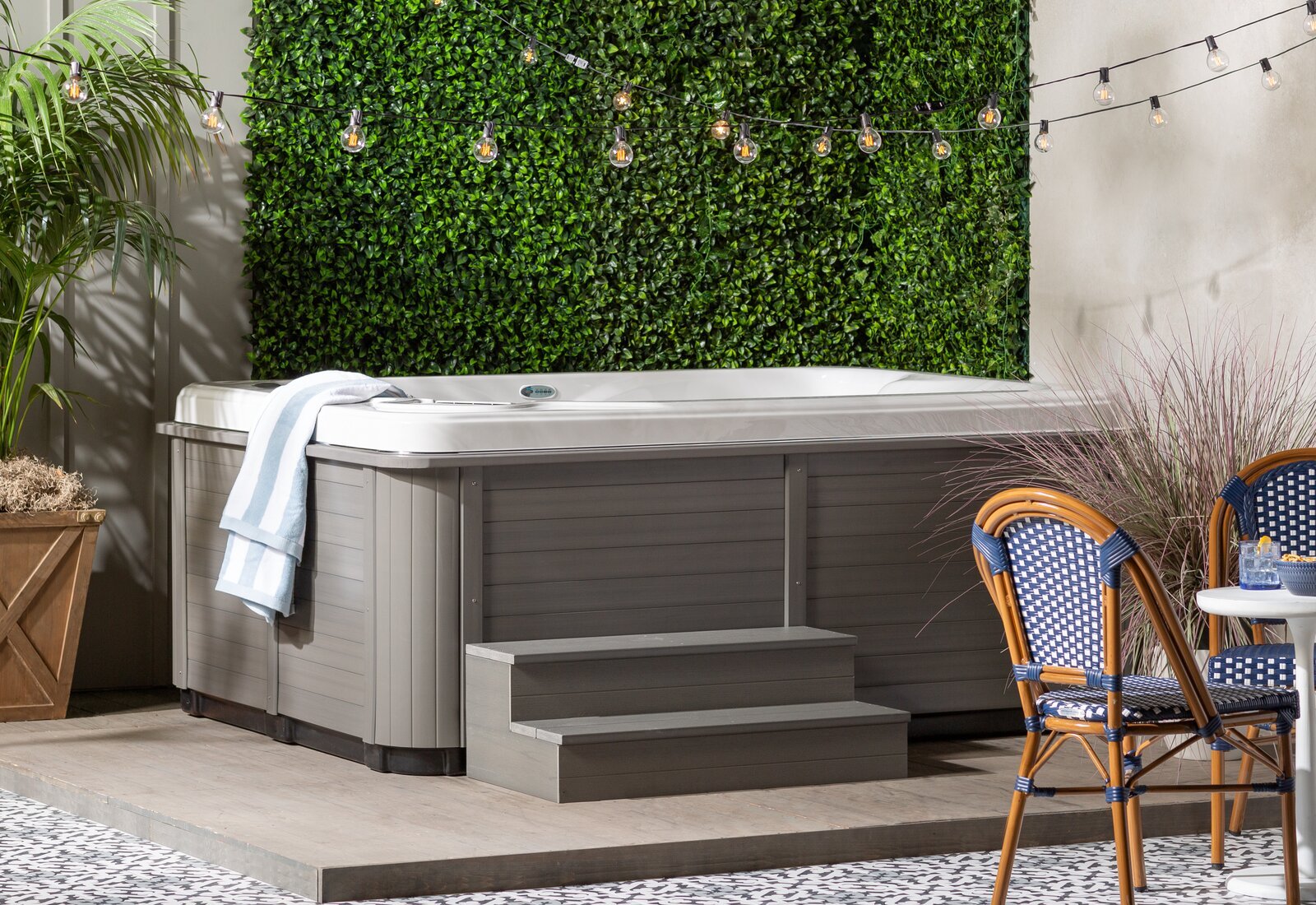 Spa rectangulaire Thermospas 3 personnes, 35 jets, en acrylique, avec ozonateur