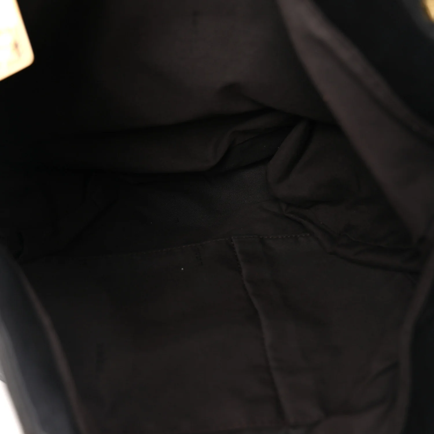 Crinkled Lambskin Mia Tote Black