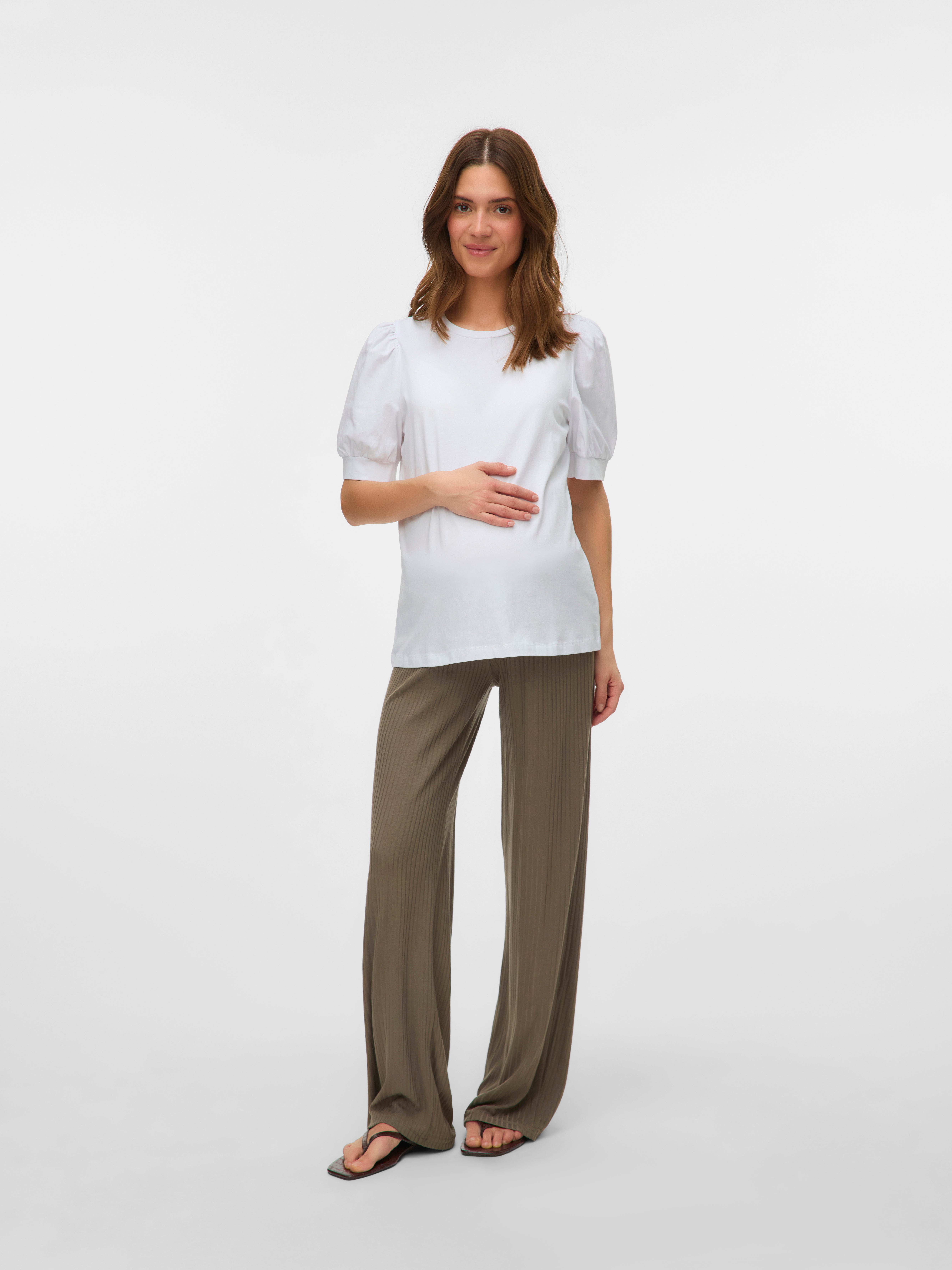 VERO MODA® Regular Fit Round Neck Balloon sleeves T-Shirt
