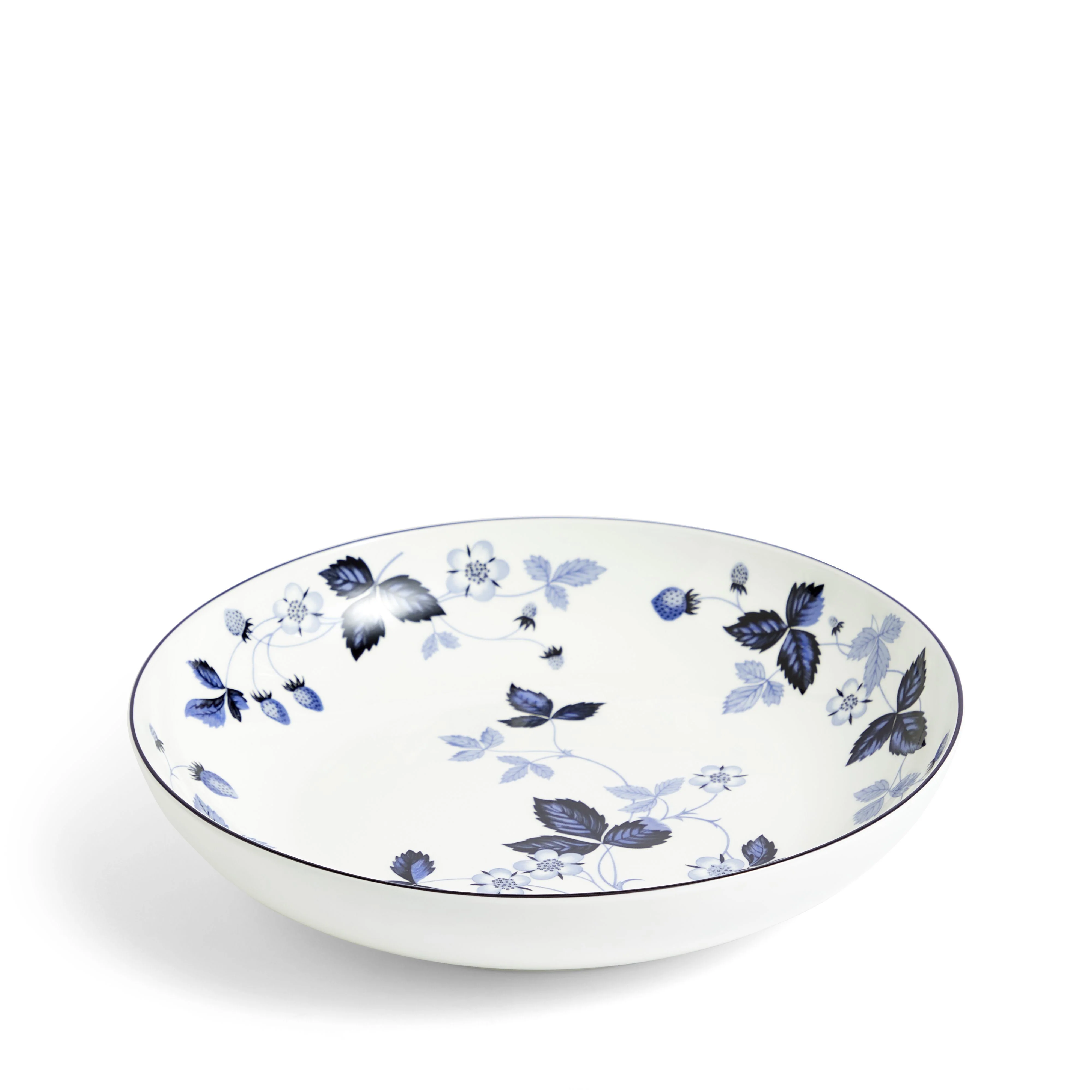 Wild Strawberry Inky Blue Pasta Bowl