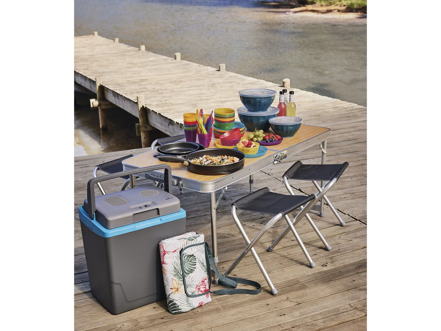 Rocktrail Set table et tabourets de camping