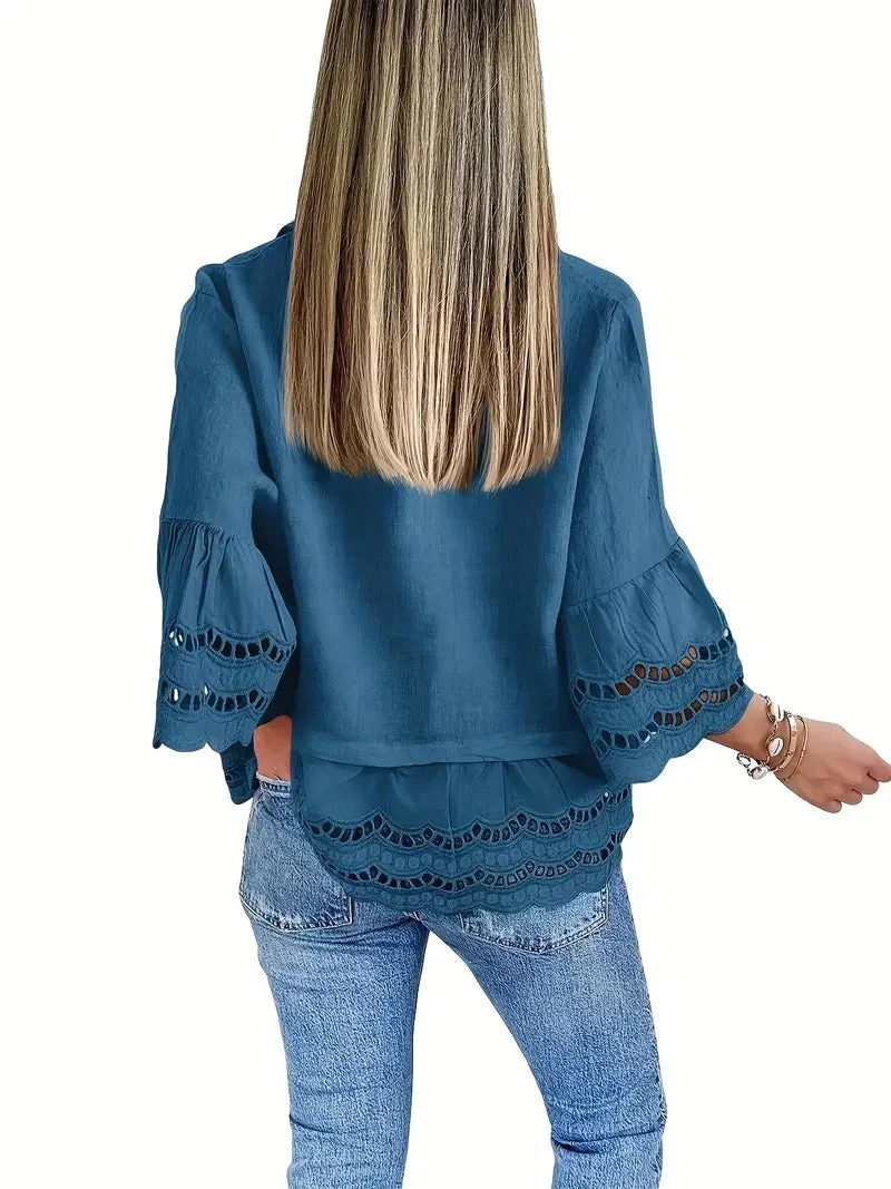 Emily - Blouse Aérée Chic