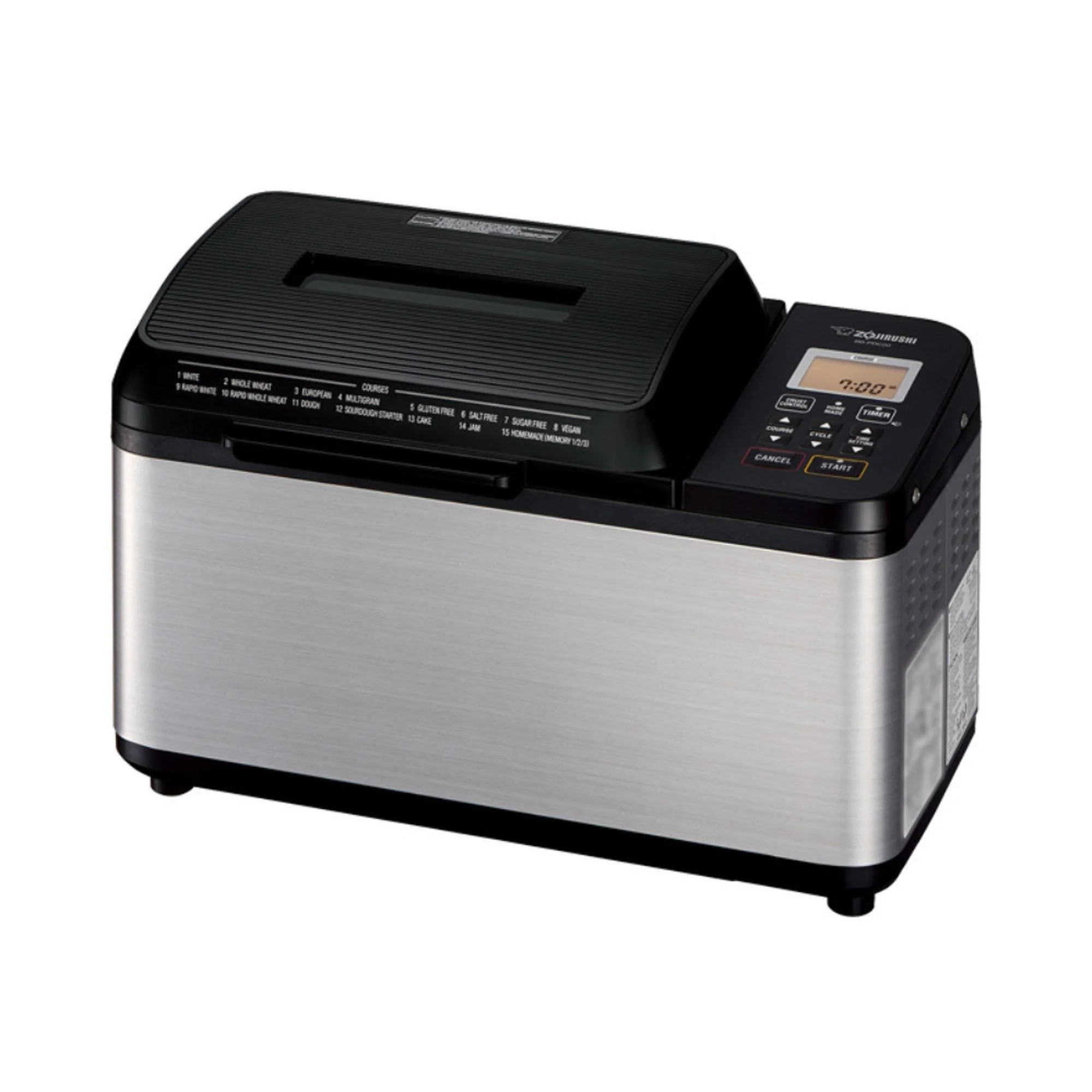 Machine à pain Zojirushi Home Bakery Virtuoso Plus - Acier inoxydable