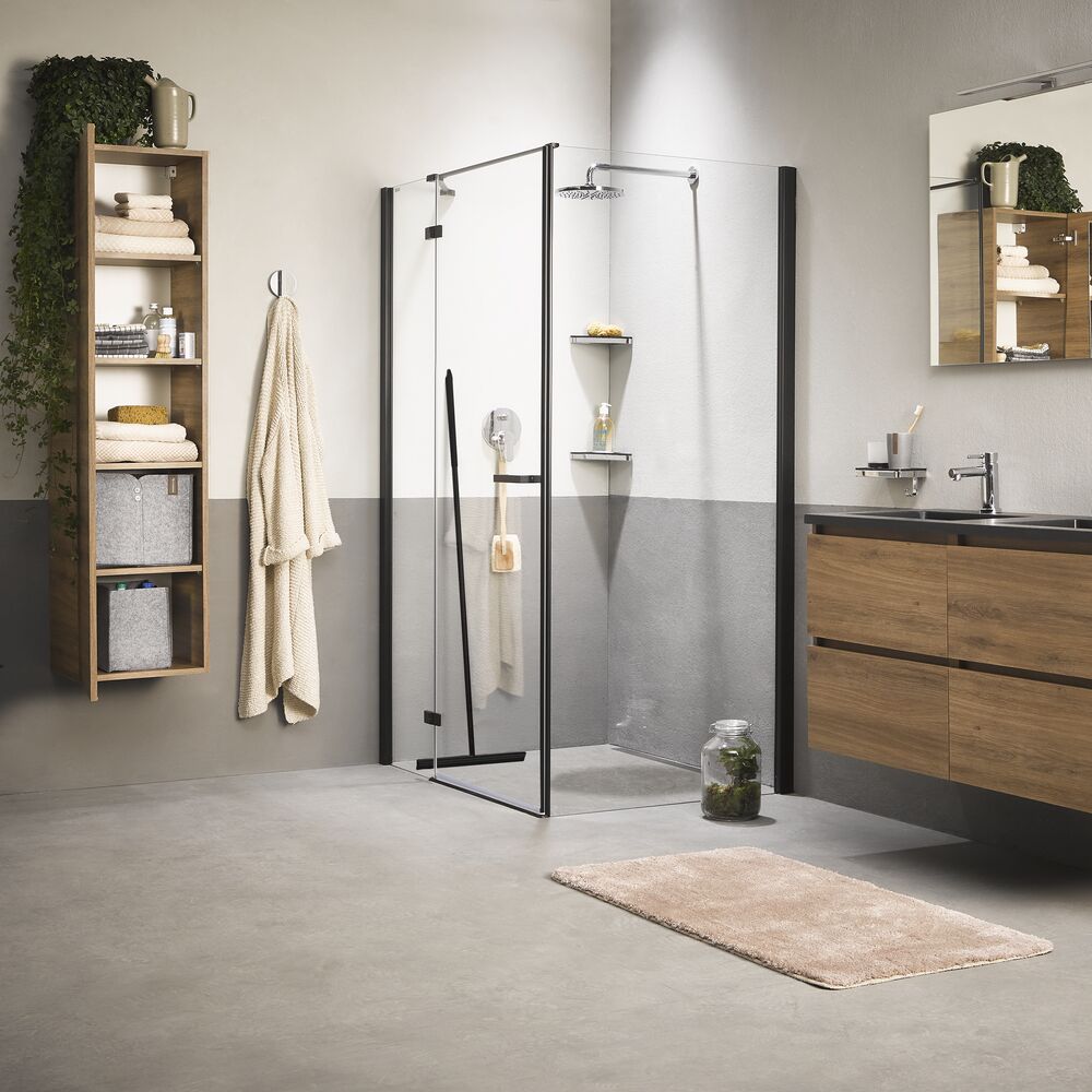 Sealskin Urban Deluxe Vloerwisser inclusief Schroefhaak - Zwart