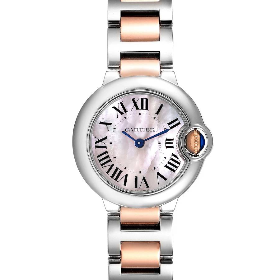 [Super Clone]BALLON BLEU Pink Mother of Pearl Dial 28mm