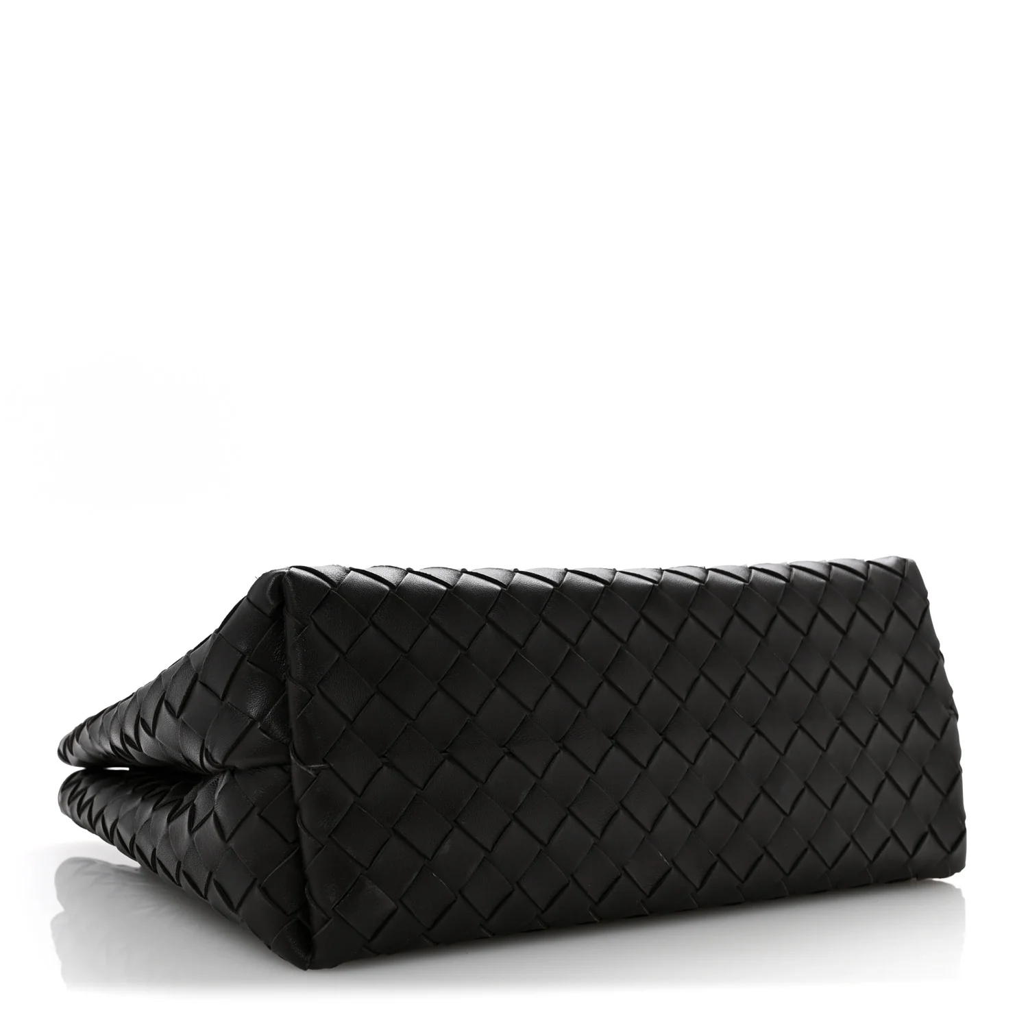 Nappa Intrecciato Medium Andiamo Shoulder Bag Fondant