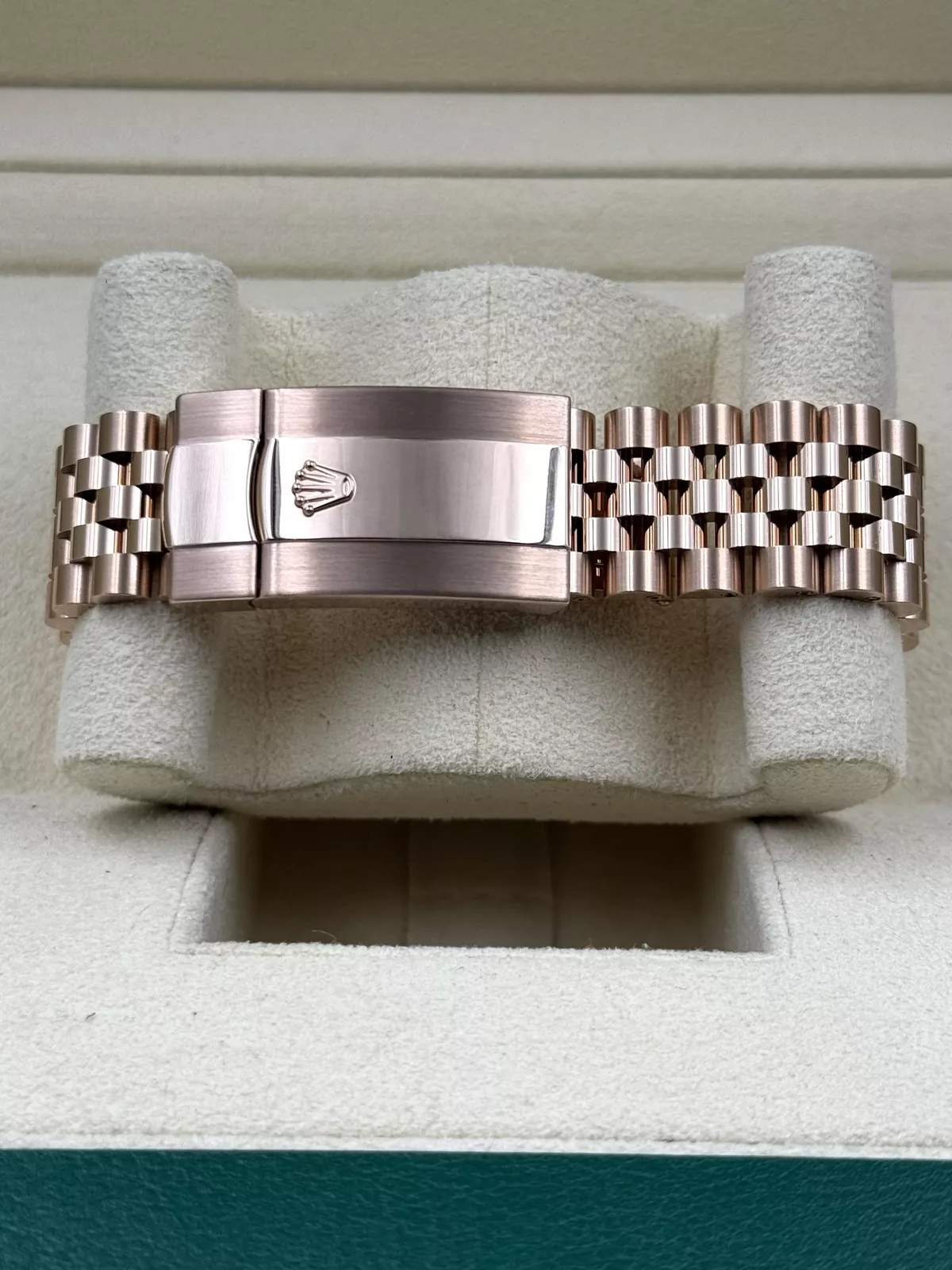 [Super Clone]RLX  Sky-Dweller 42mm Rose Gold Rhodium Dial Jubilee - 336935