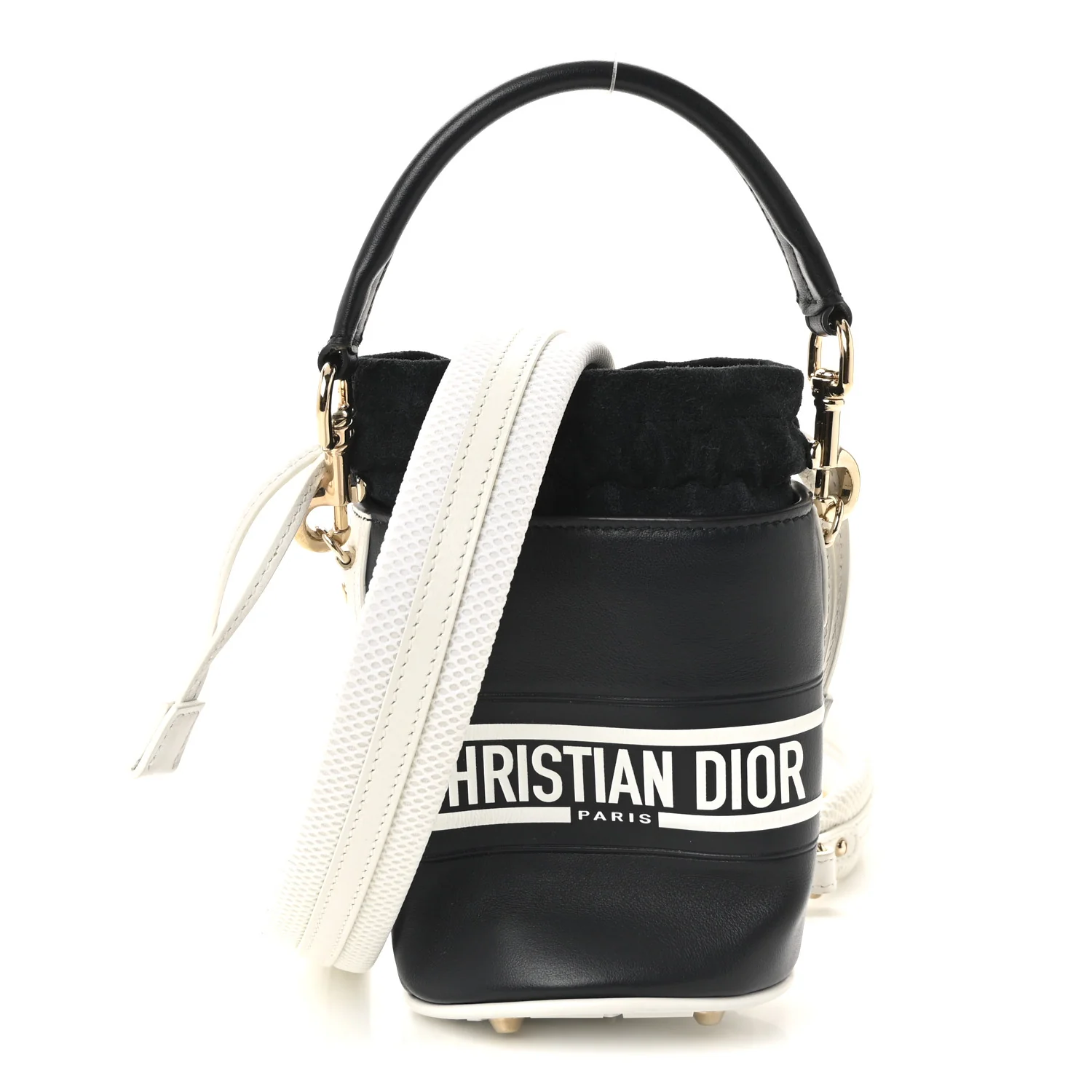 Calfskin Micro Dior Vibe Bucket Blue