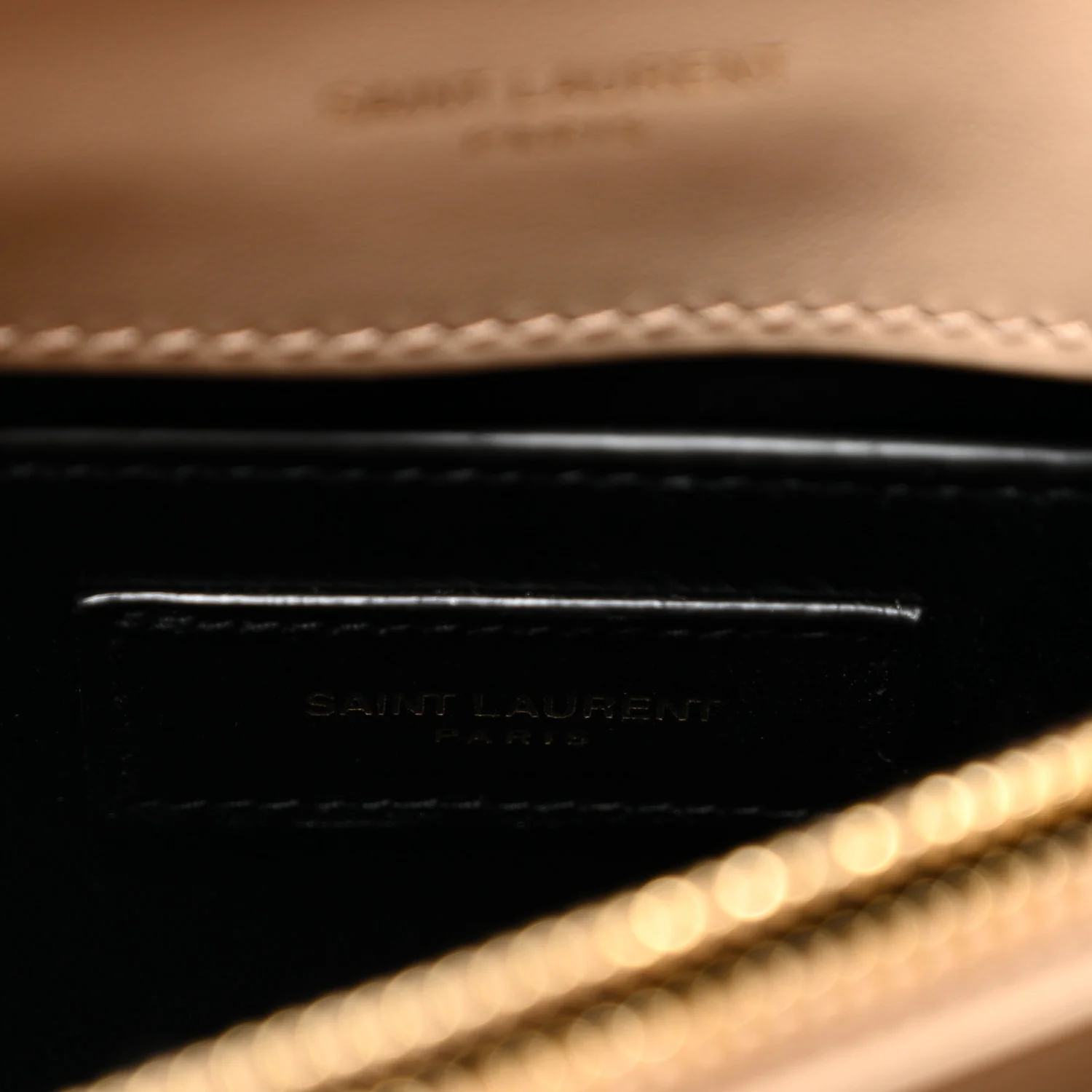 Calfskin Y Quilted Monogram Small Loulou Chain Satchel Dark Beige