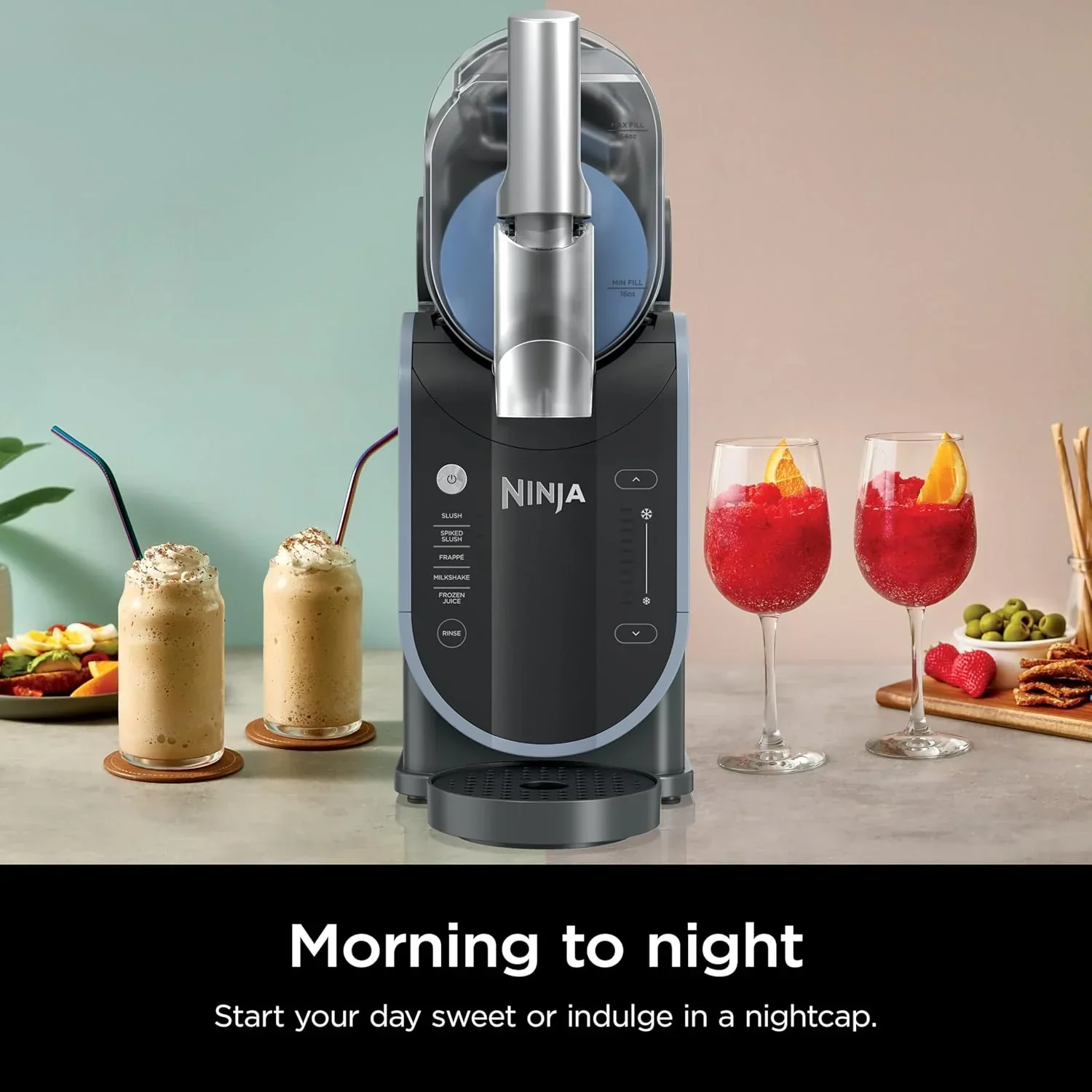 Machine à granita Ninja SLUSHi avec technologie RapidChill, 2,5 L (88 oz), 5 programmes prédéfinis