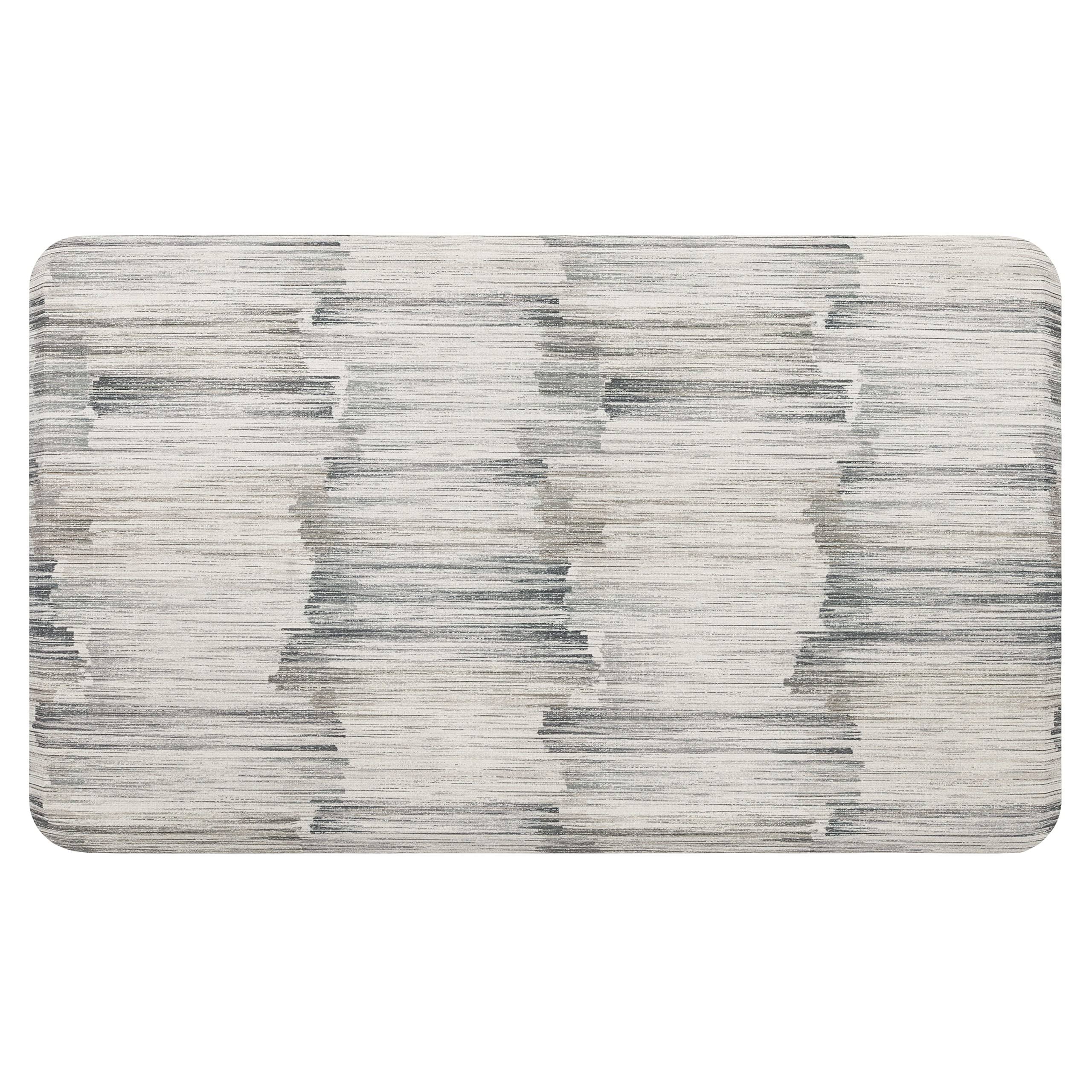 Mohawk Home Vogeo Stone 18 in. x 30 in. Kitchen Mat, Grey