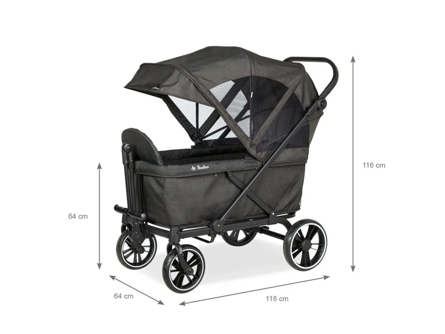 Pinolino Chariot enfant pliable Cruiser