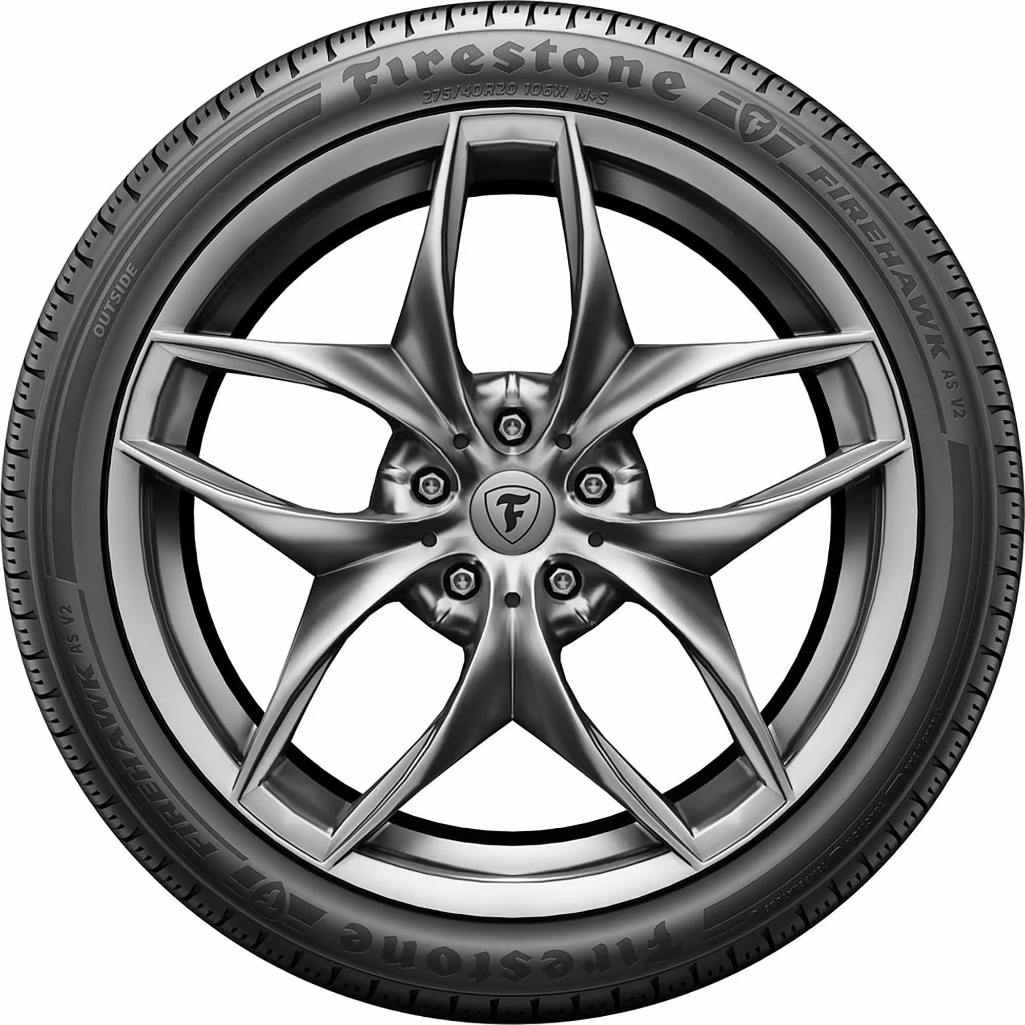 Firestone Firehawk A/S V2 All-Season 245/45R20 103W XL Passenger Tire