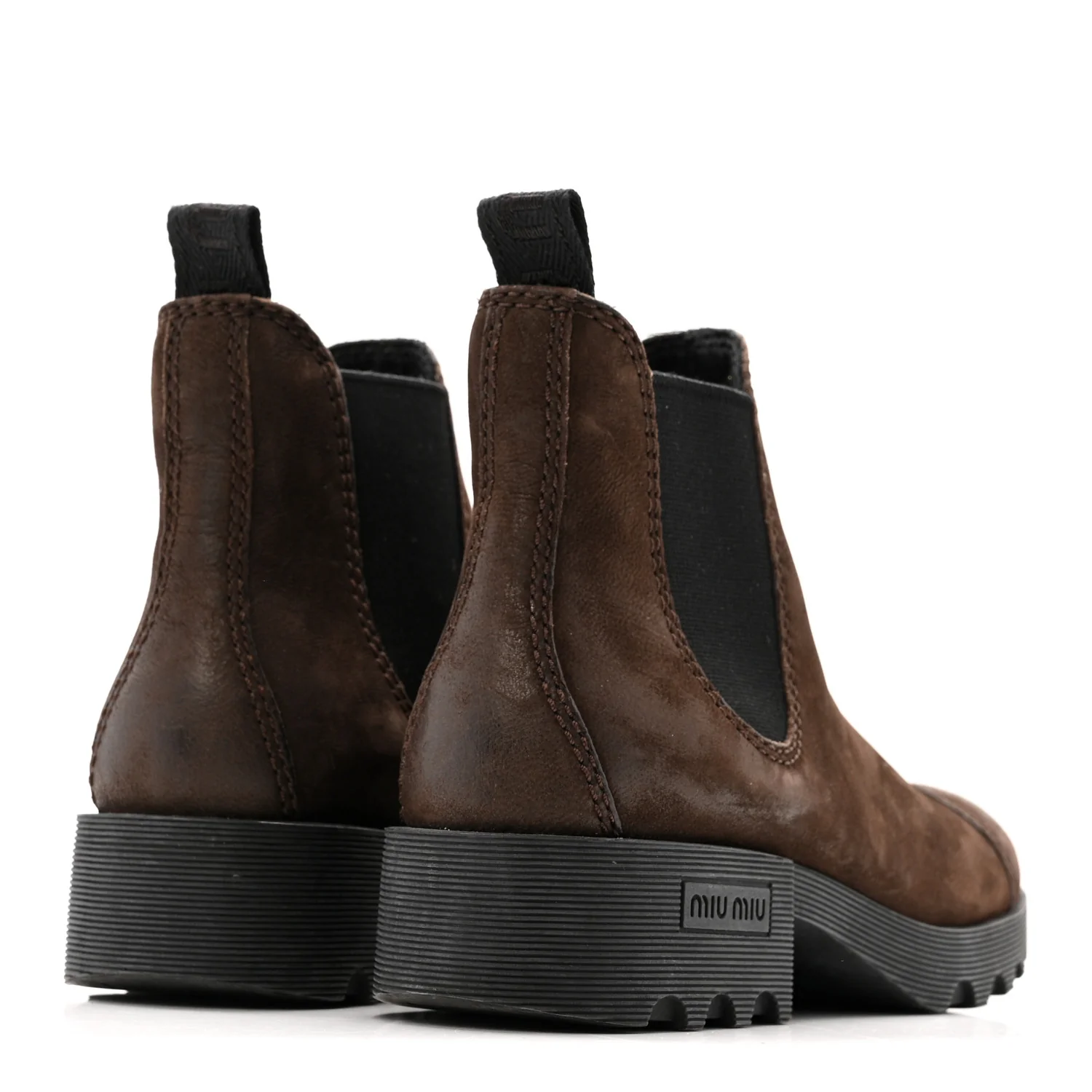Suede Chelsea Boots 37.5 Dark Brown