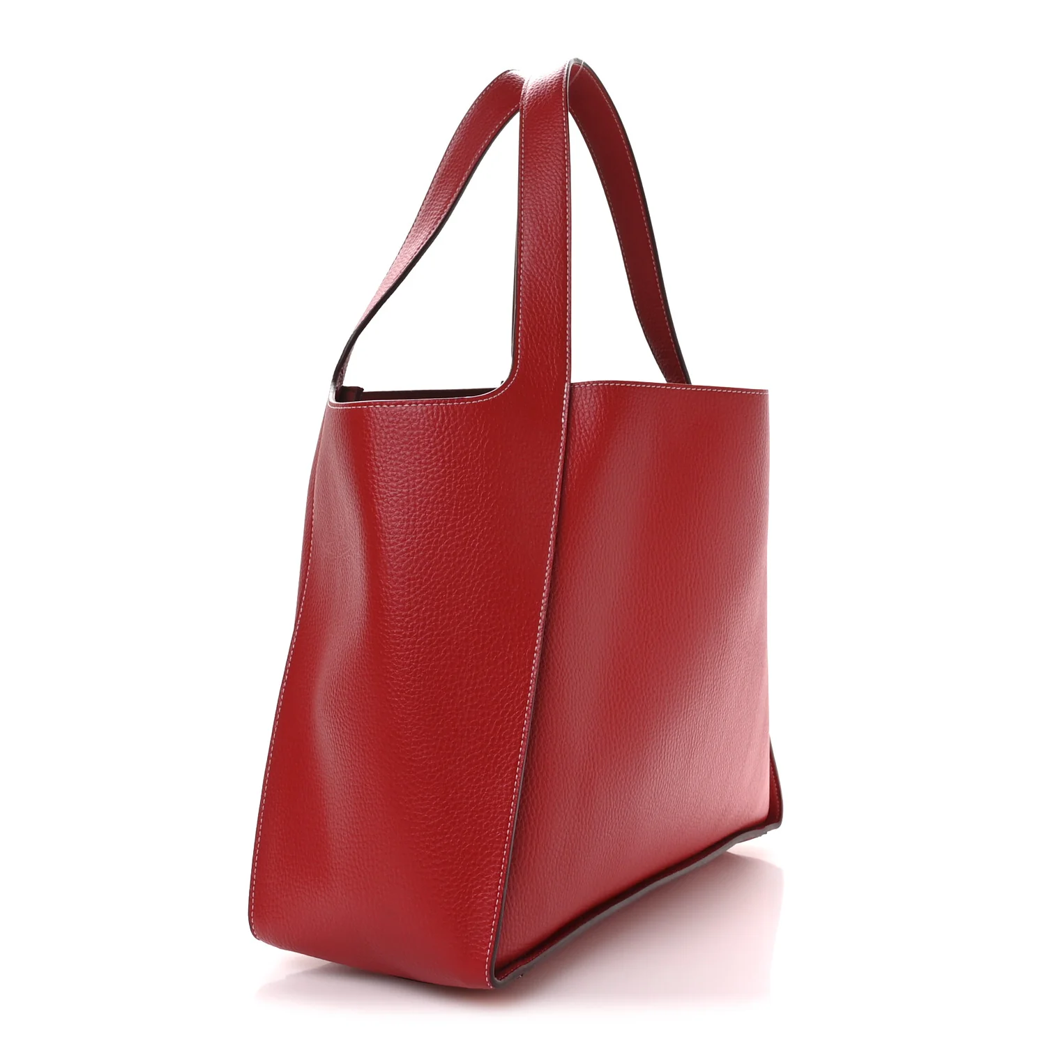 Grainy Alter Mat Perforated Tote Red