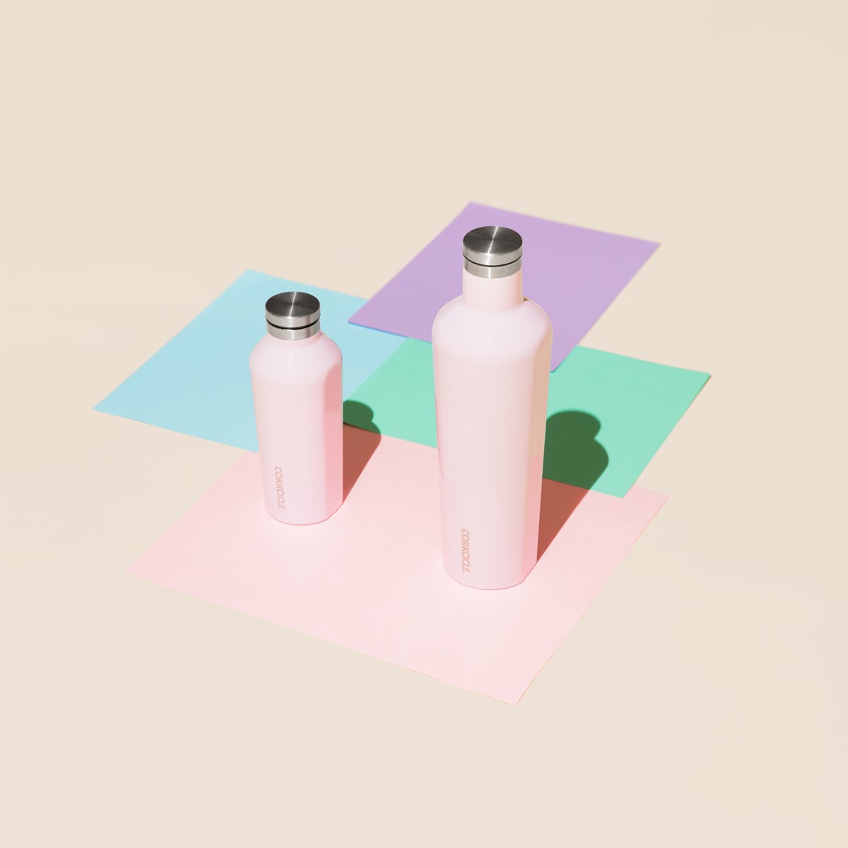 Termoflaske 0,5L gloss rose
