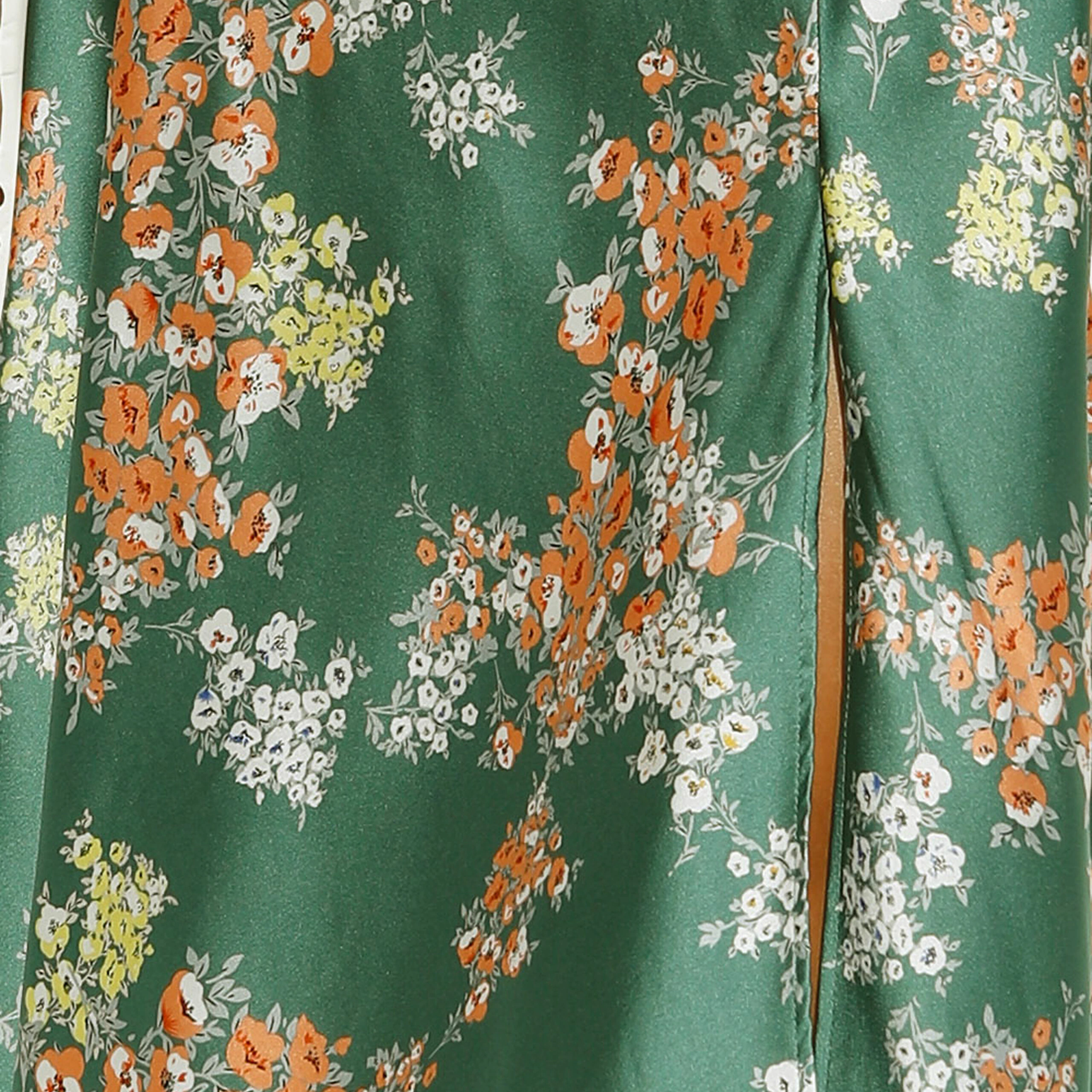 Robe imprimée à bretelles élégante style vacances